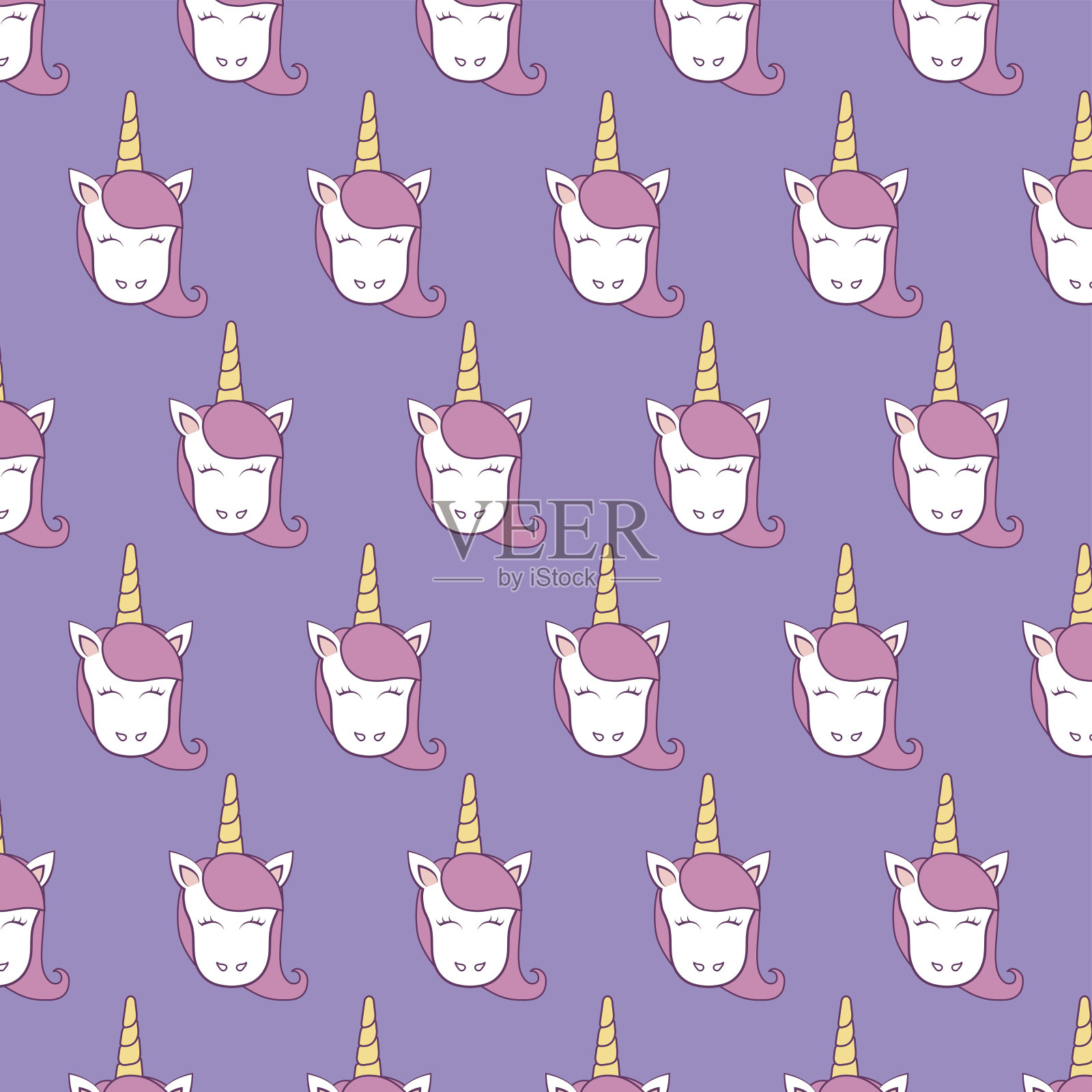 神奇的独角兽设计设计元素图片