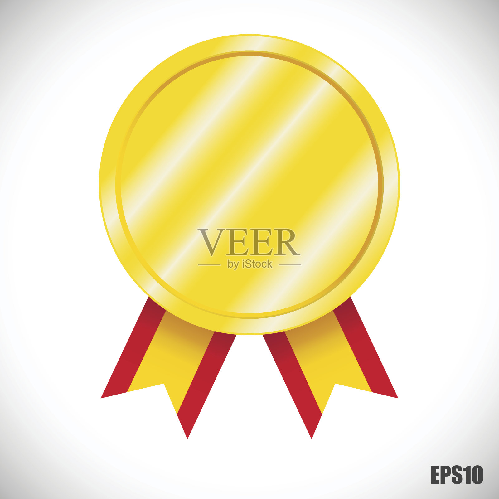 金质奖章矢量图插画图片素材