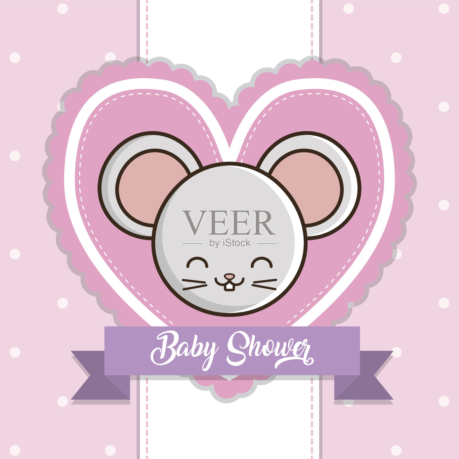 婴儿洗澡卡插画图片素材