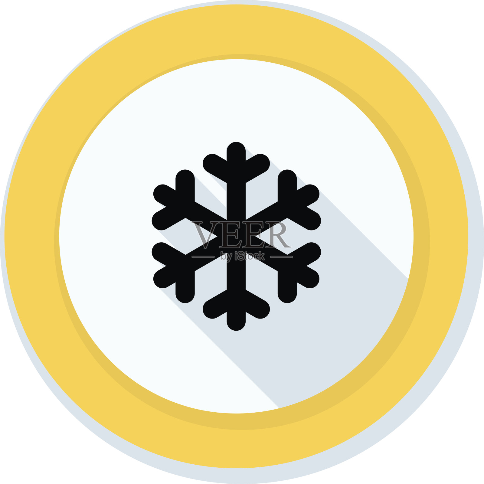 寒冷的警告说明设计元素图片