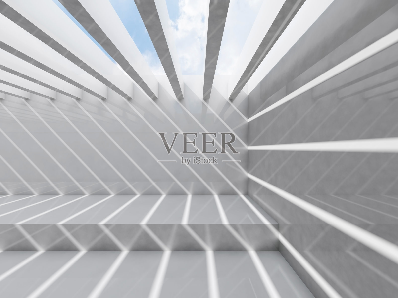 房间天花板照明3d照片摄影图片