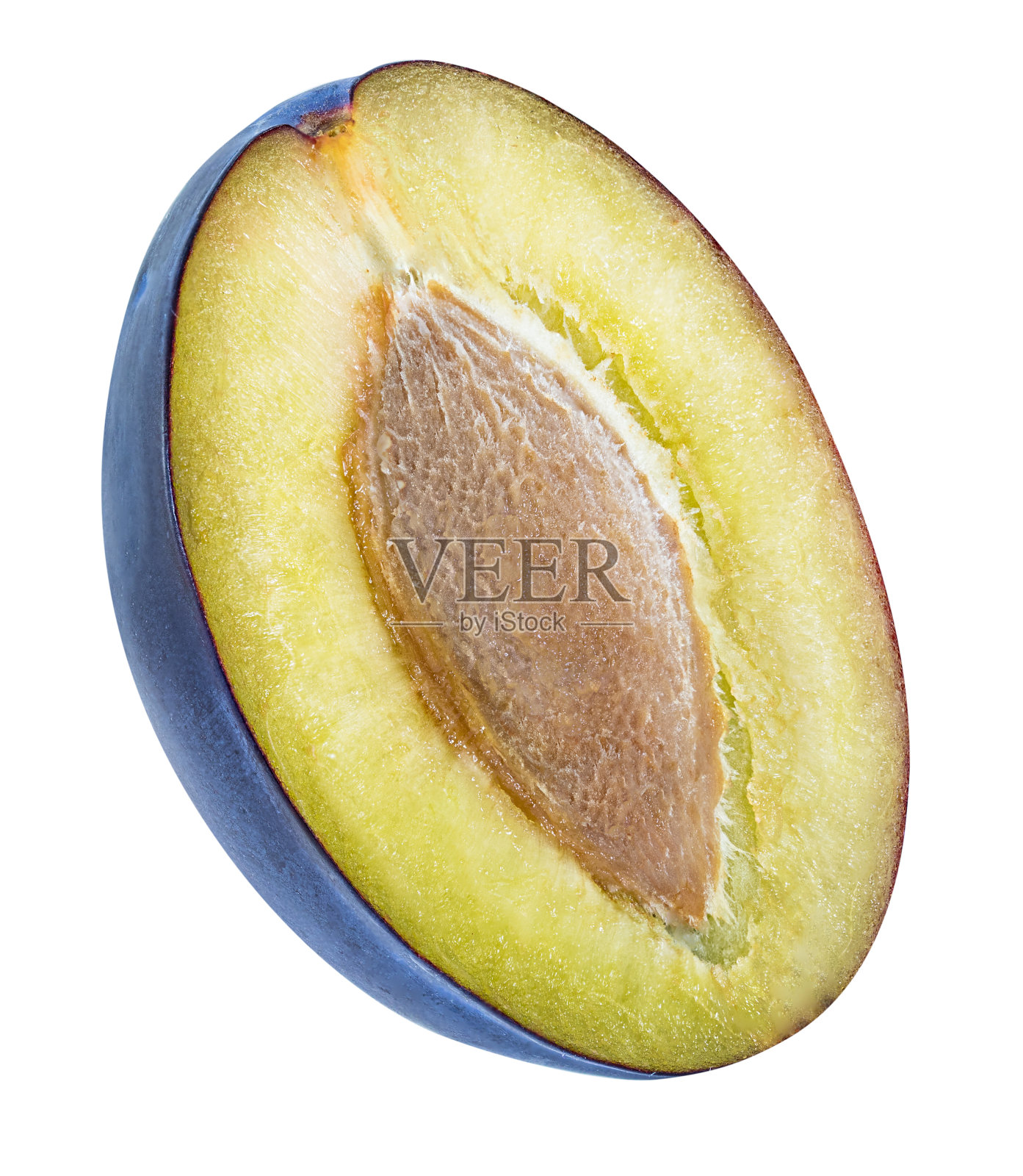 青梅孤立在白色背景上照片摄影图片