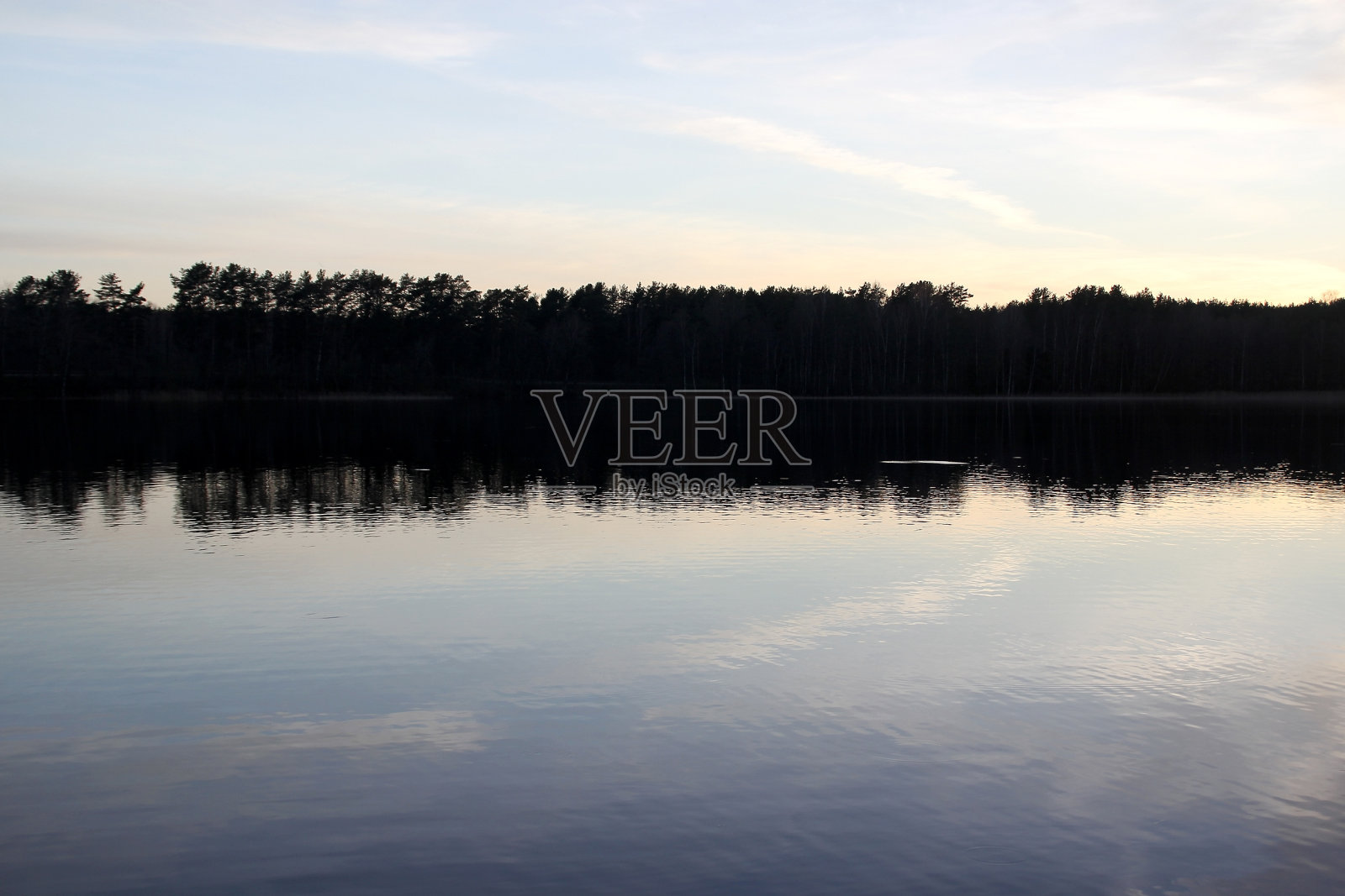 晚上湖照片摄影图片