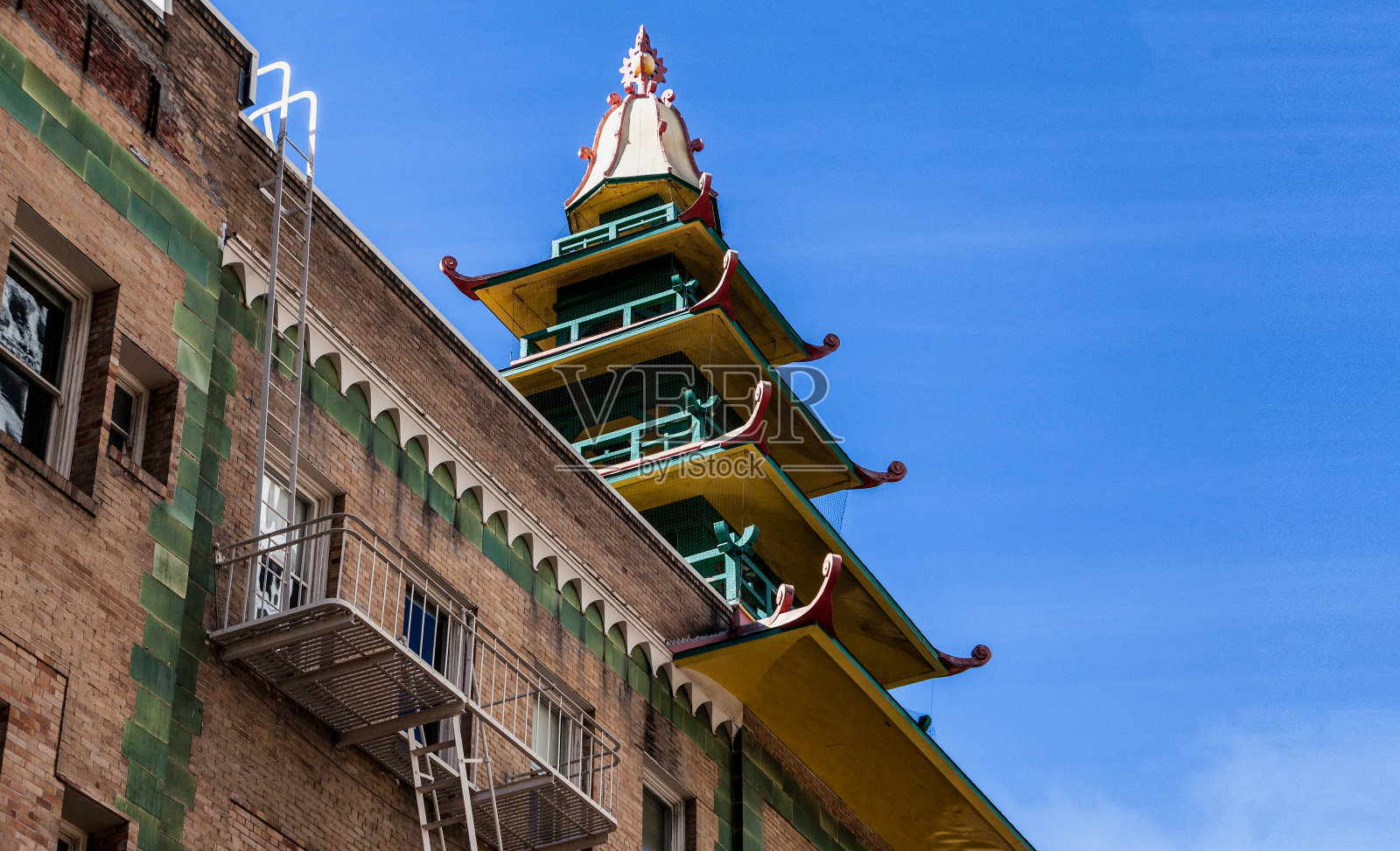 唐人街的架构照片摄影图片