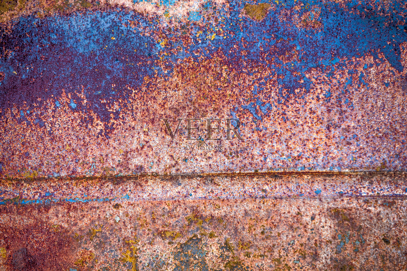 近距离观察生锈的金属表面照片摄影图片