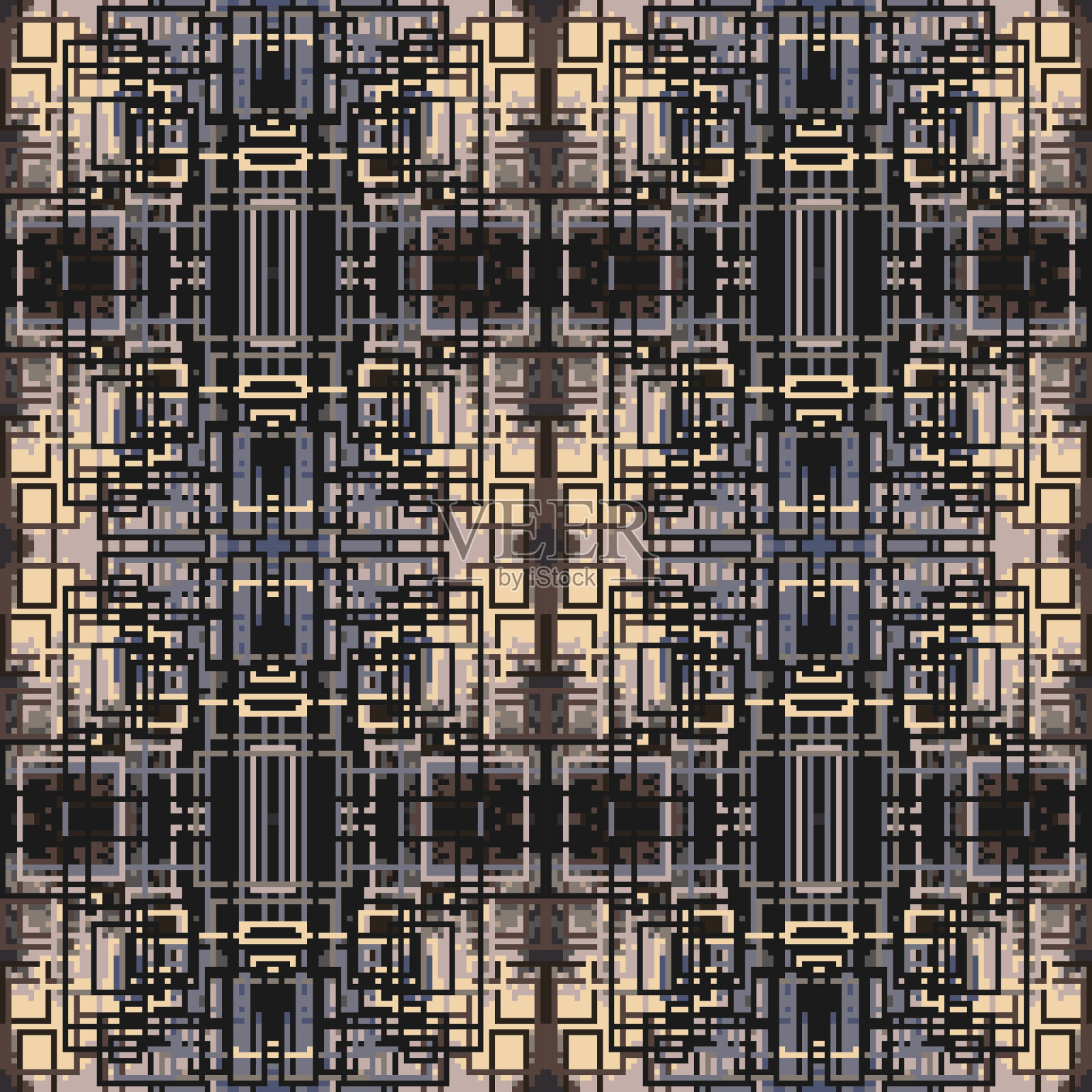 矢量背景无缝图案抽象插画图片素材