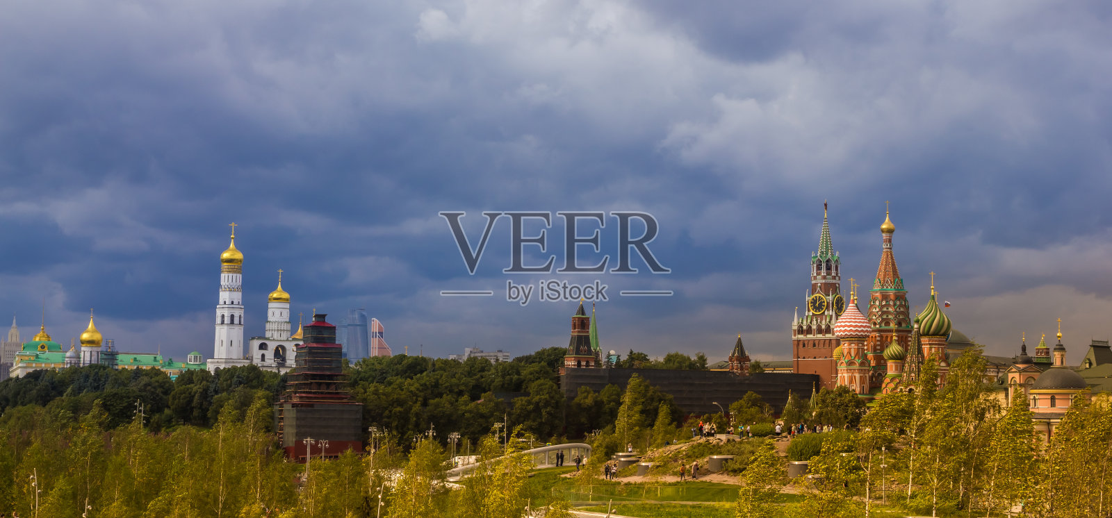 扎里亚迪耶公园全景照片摄影图片