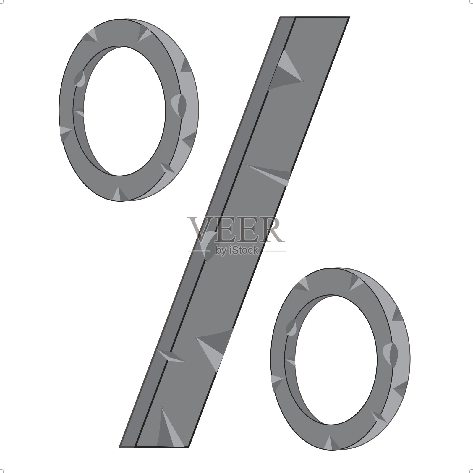 信号百分比插画图片素材