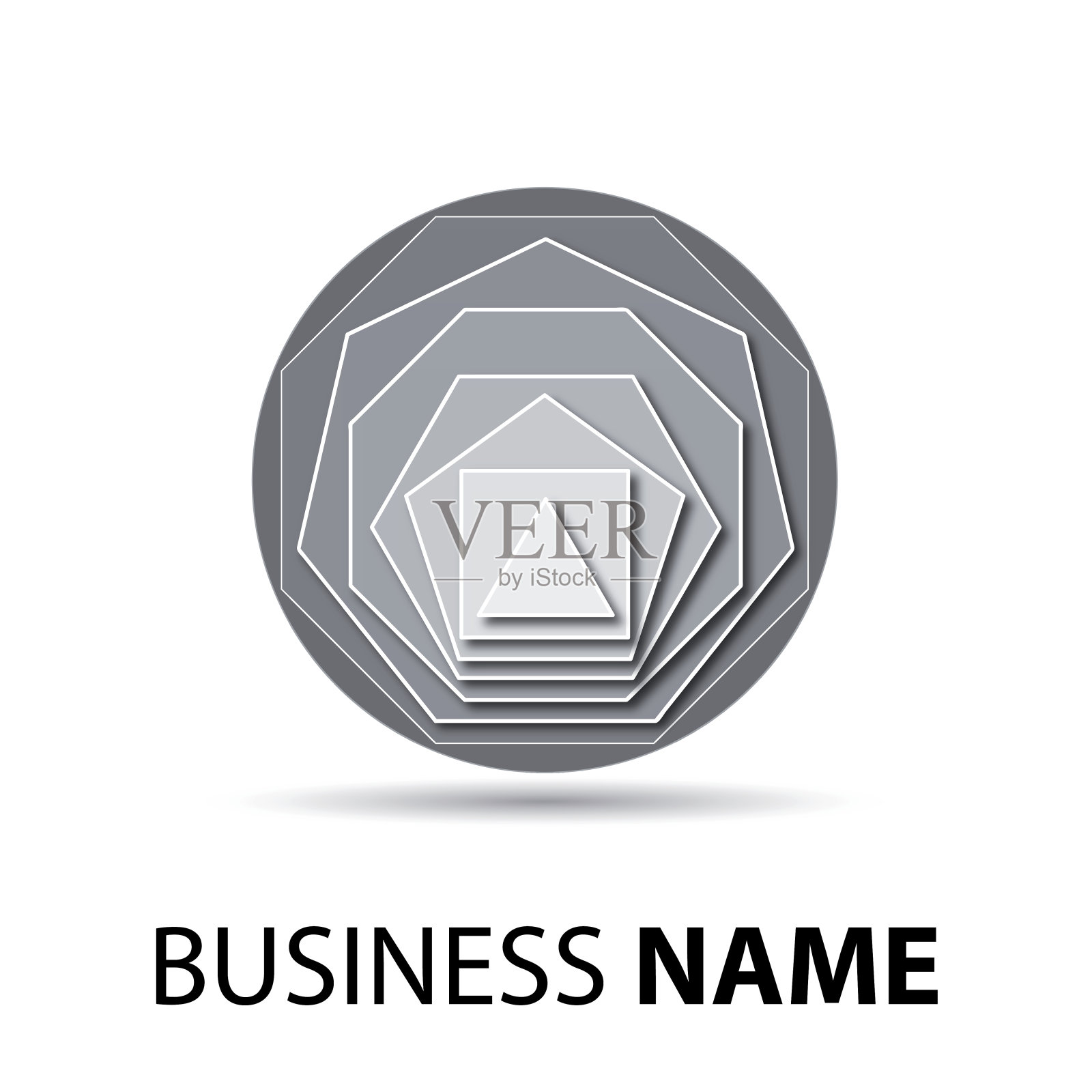 向量抽象符号，几何形状设计元素图片