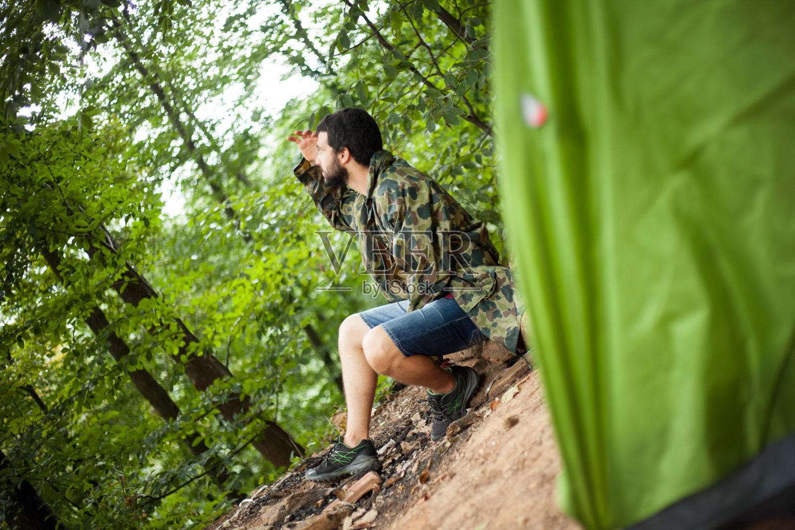 帐篷，自然，森林，营地，男性照片摄影图片