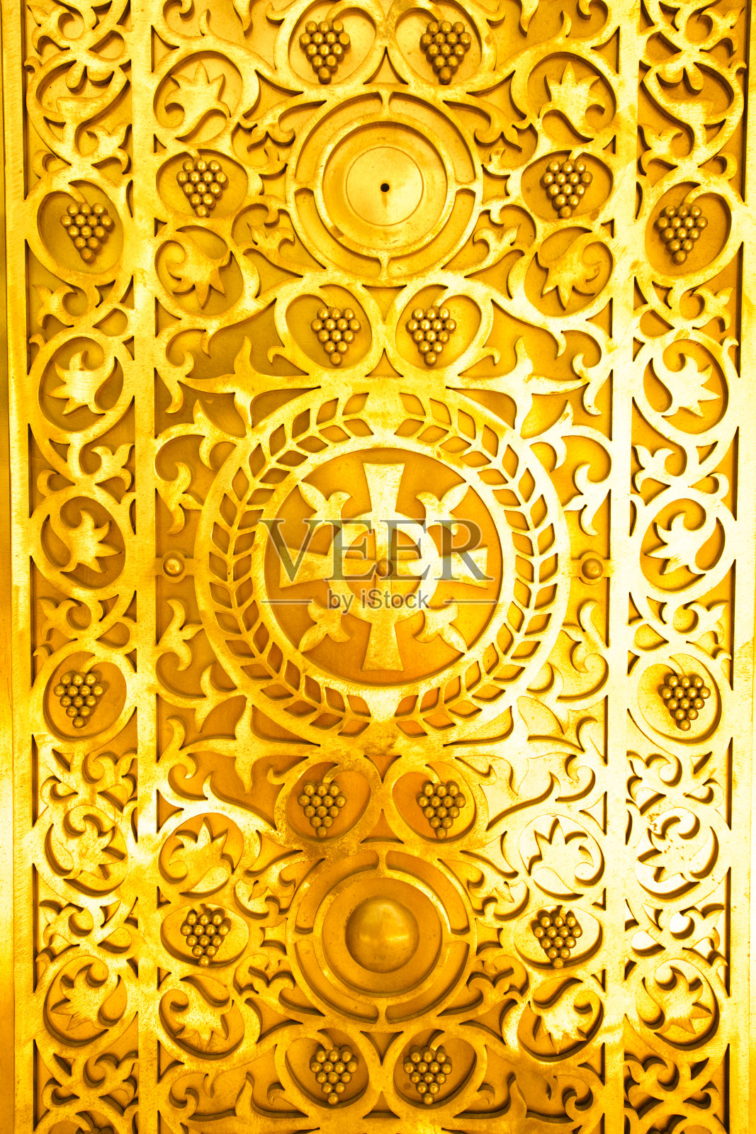 教堂金十字架建筑细节基督教大众象征金金属设计照片摄影图片