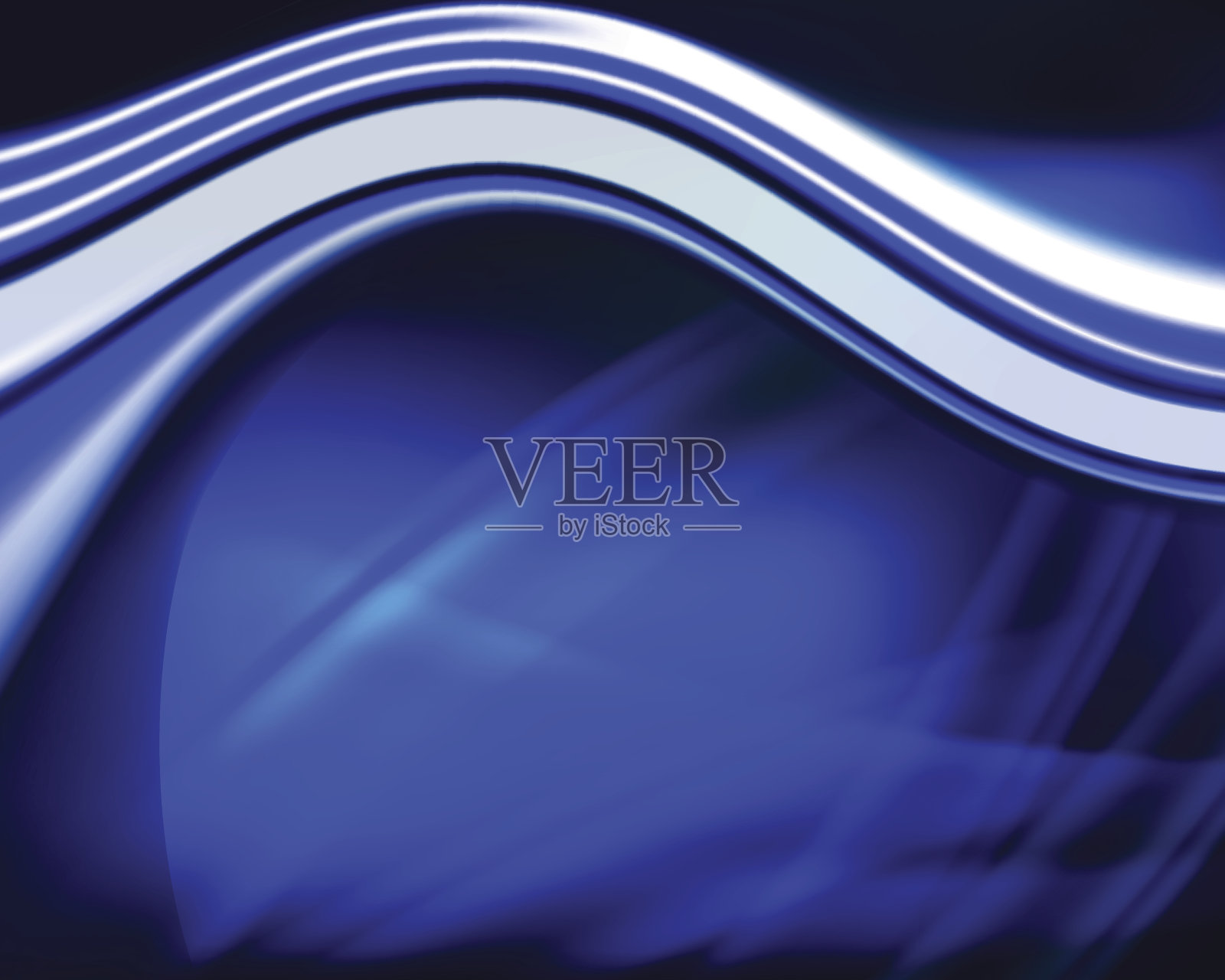 抽象的蓝色背景插画图片素材