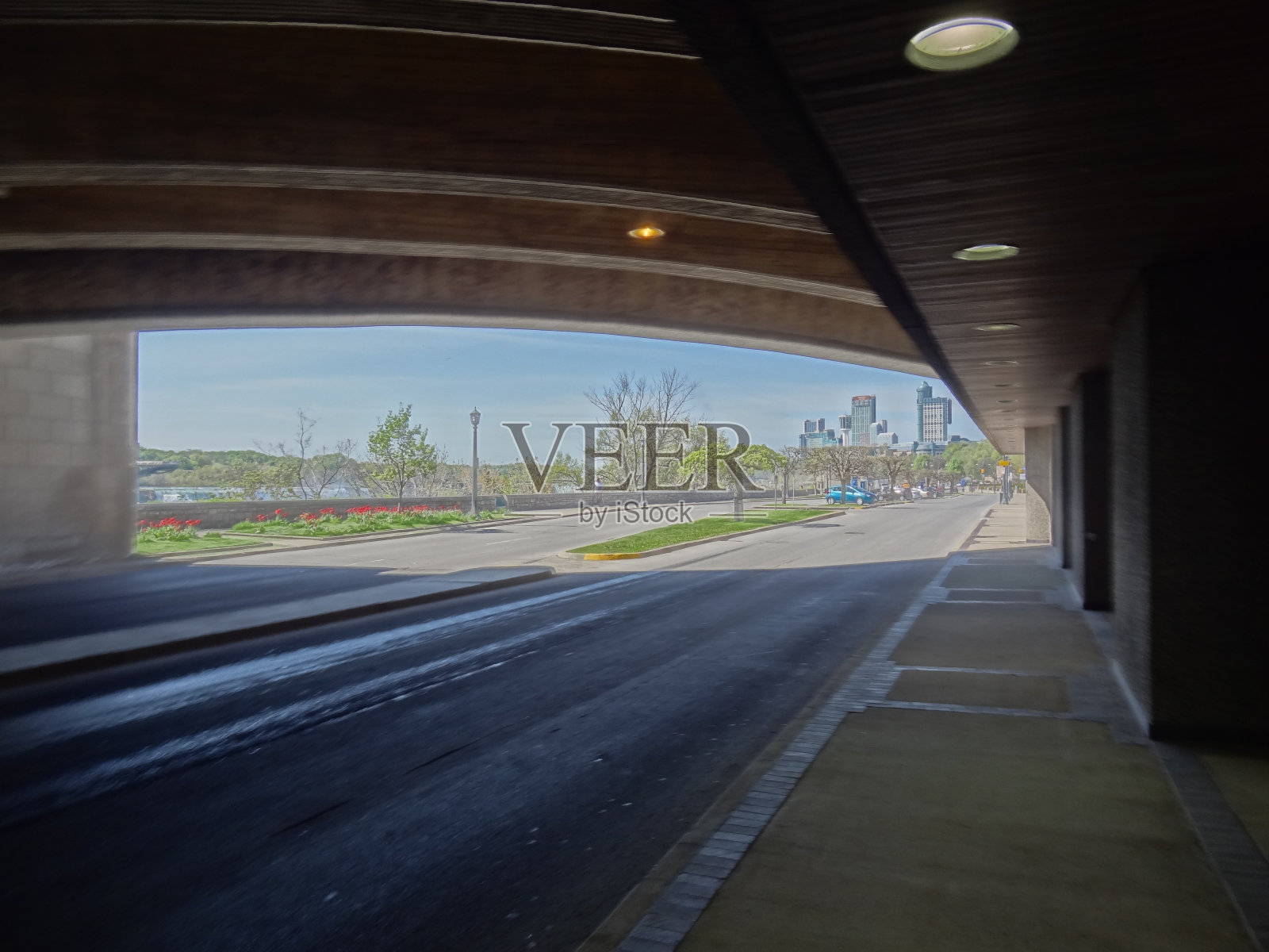 尼亚加拉瀑布城照片摄影图片