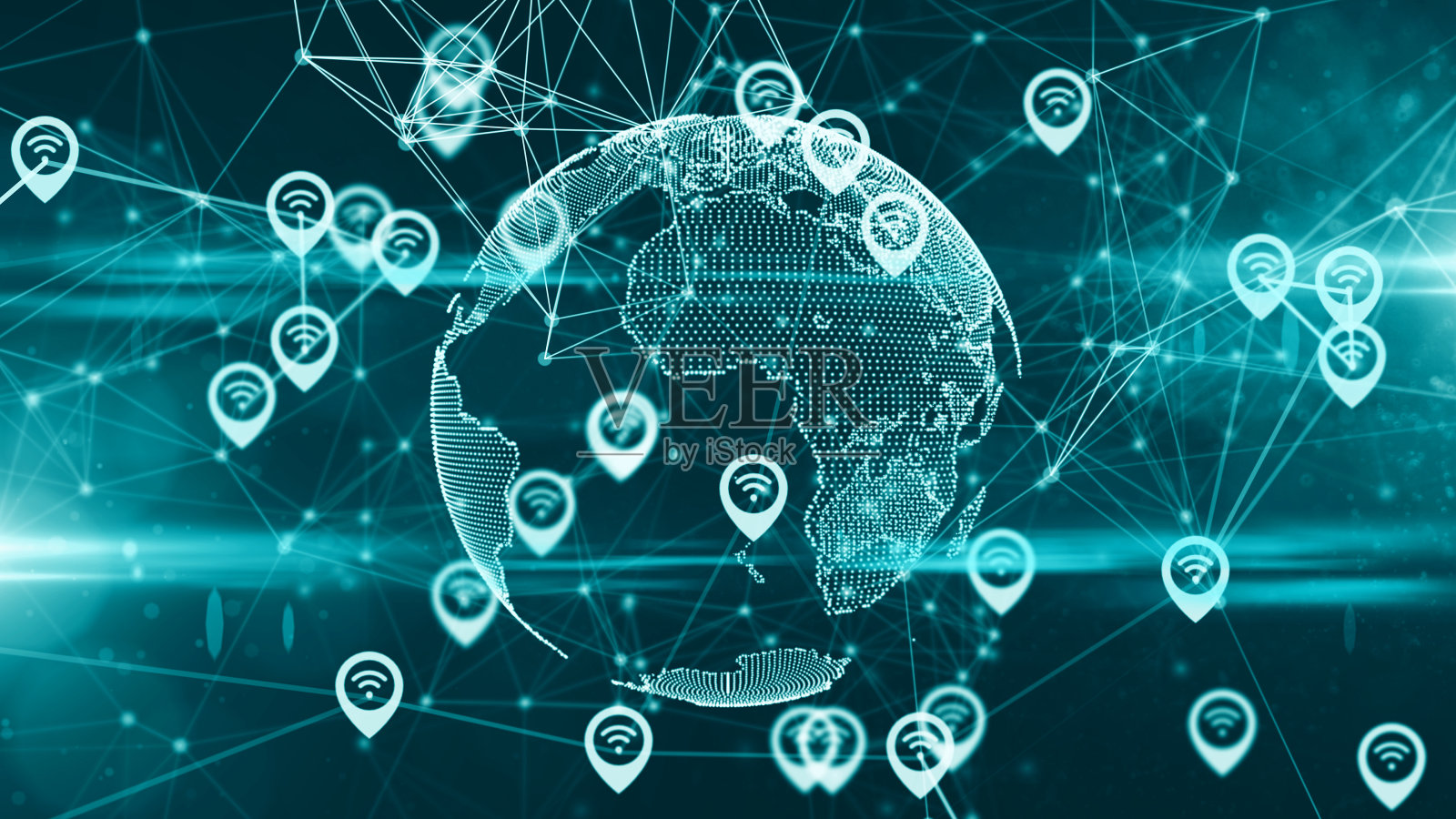 GPS定位服务物联网物联网云计算数据共享全球网络照片摄影图片