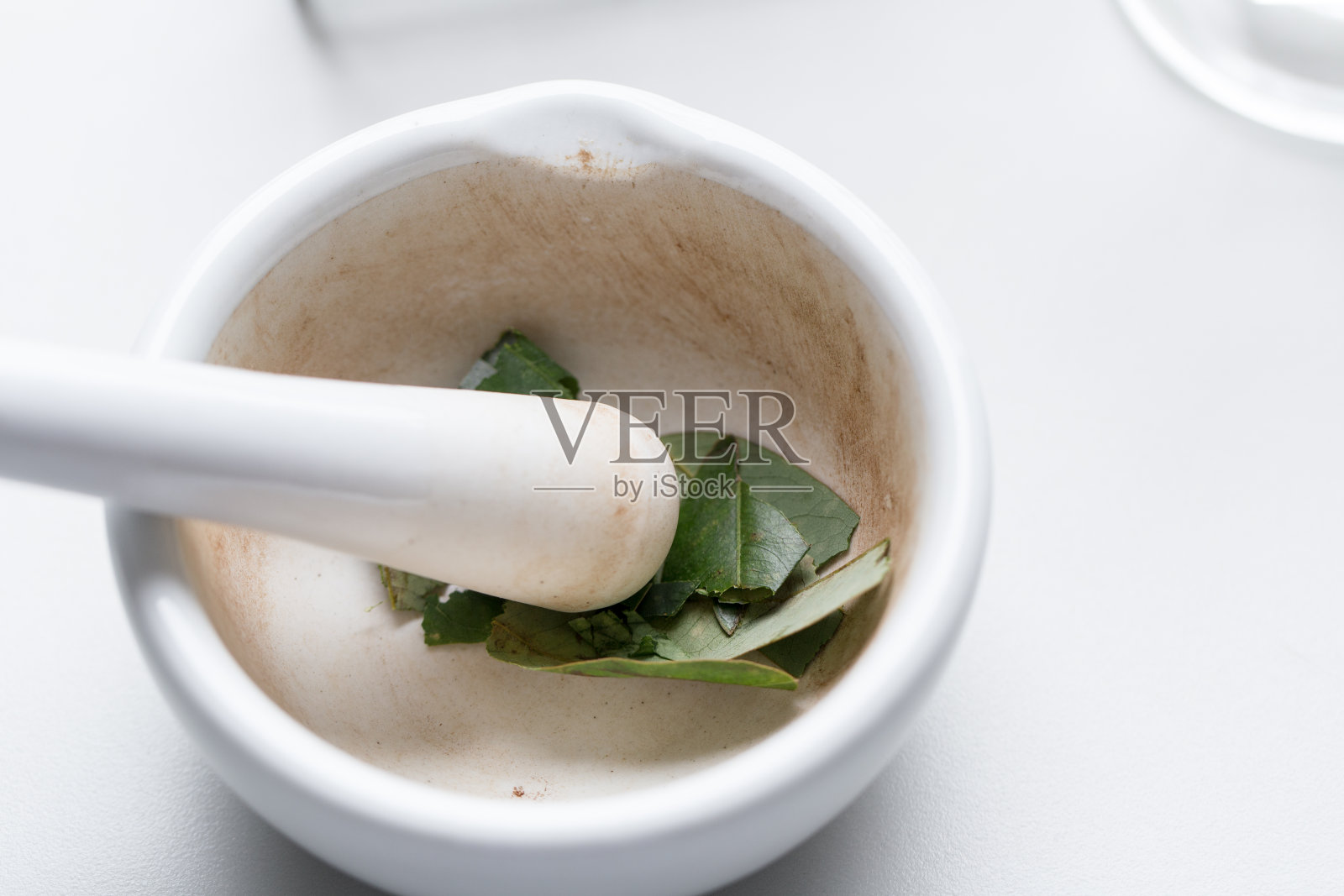 色谱研究是用来分离植物成分的。照片摄影图片