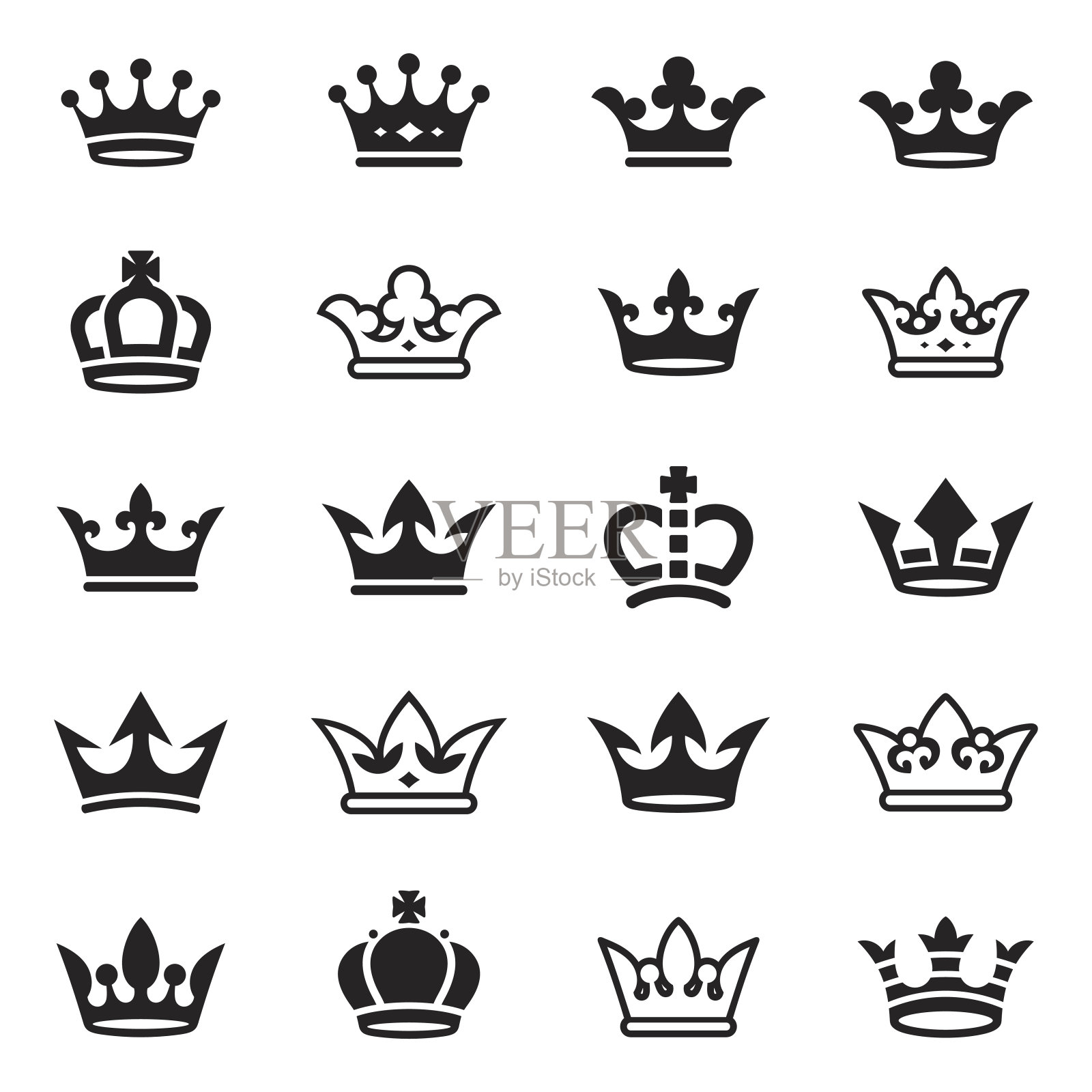 皇冠图标设置图标素材