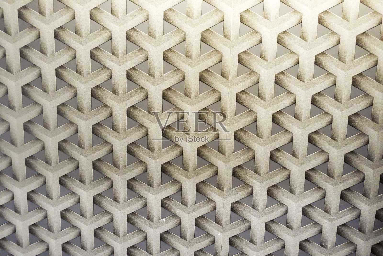 混凝土三维棱柱墙照片摄影图片