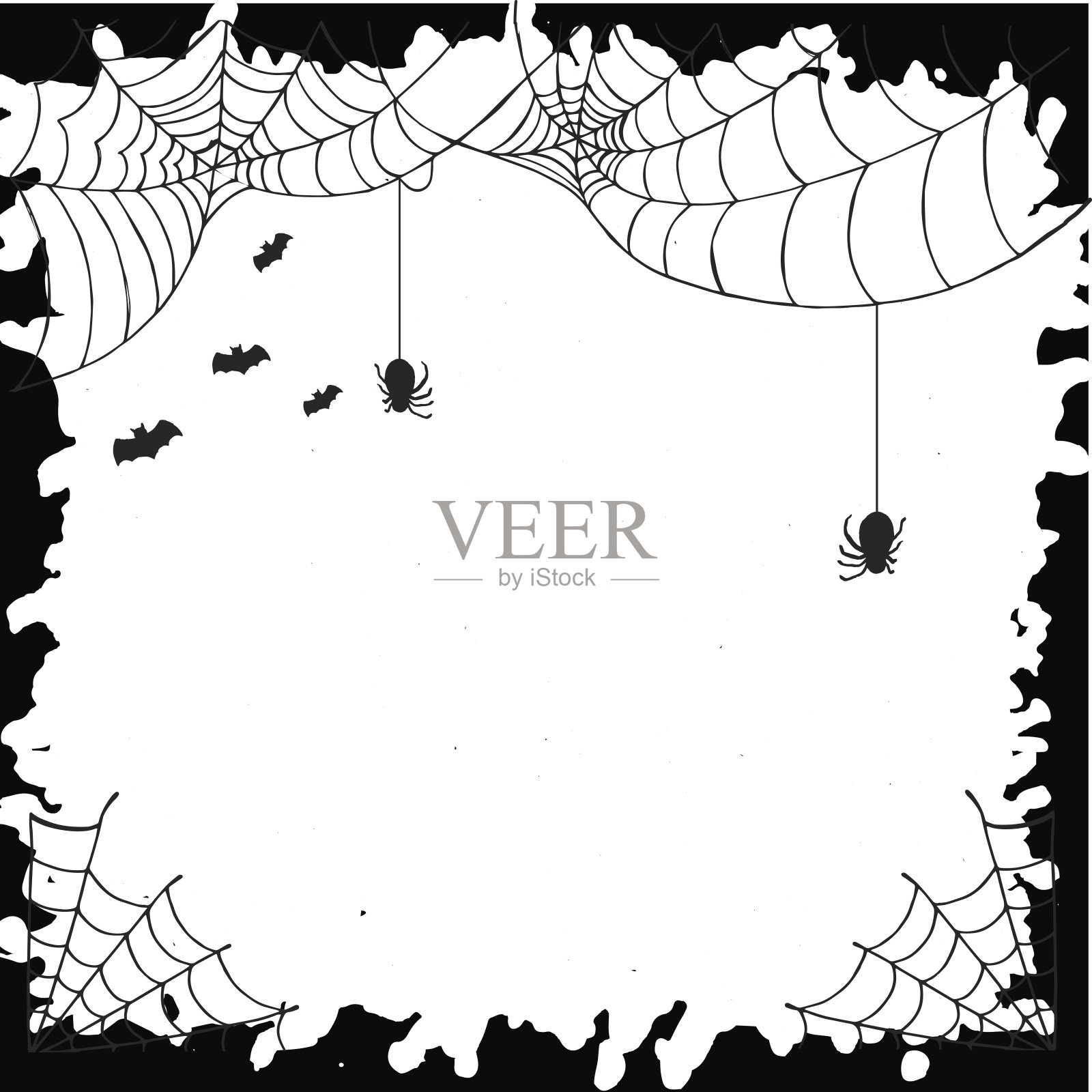 万圣节恐怖背景插画图片素材