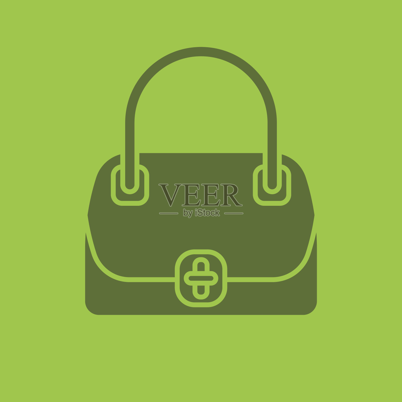 女人的手袋图标插画图片素材