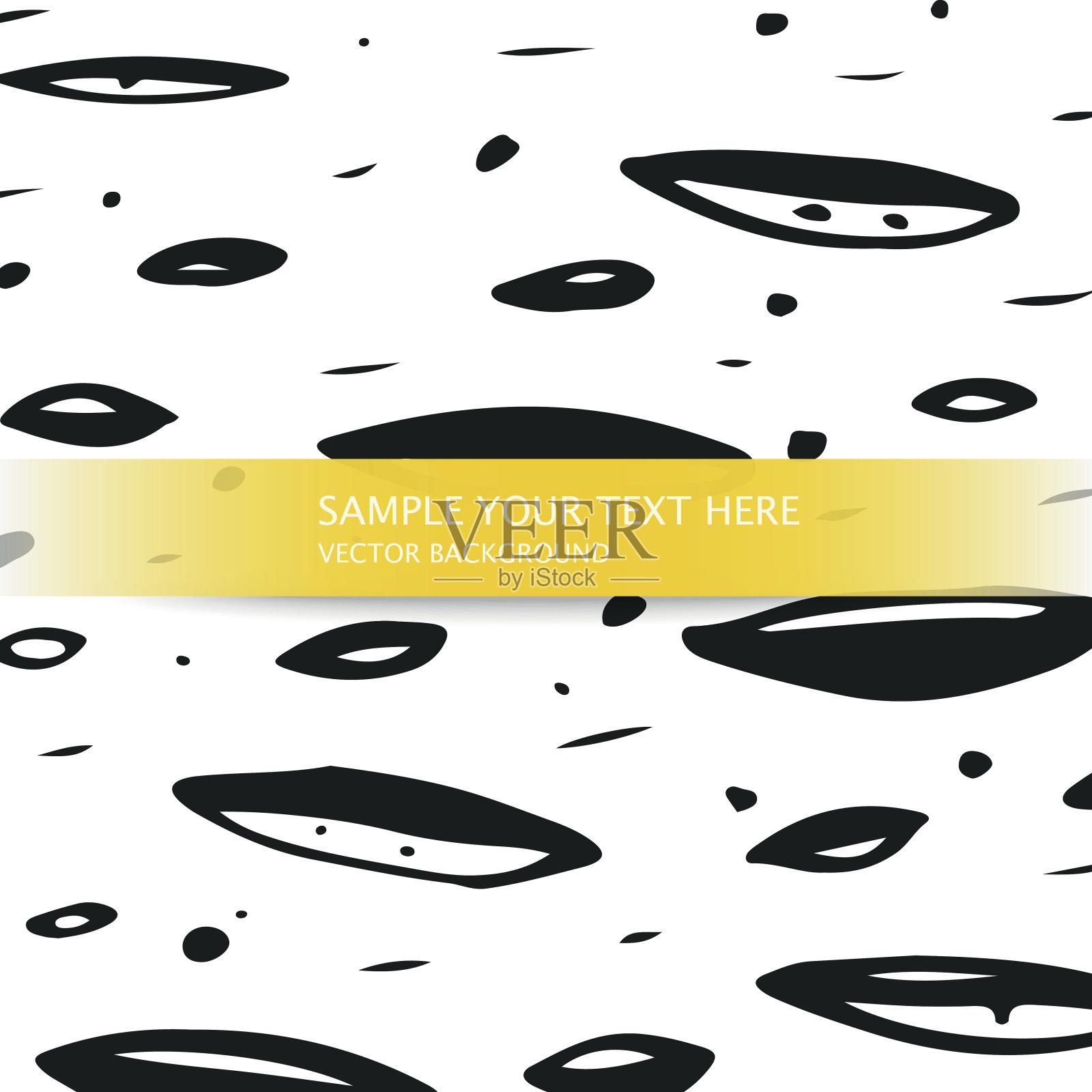 墨水手绘纹理插画图片素材