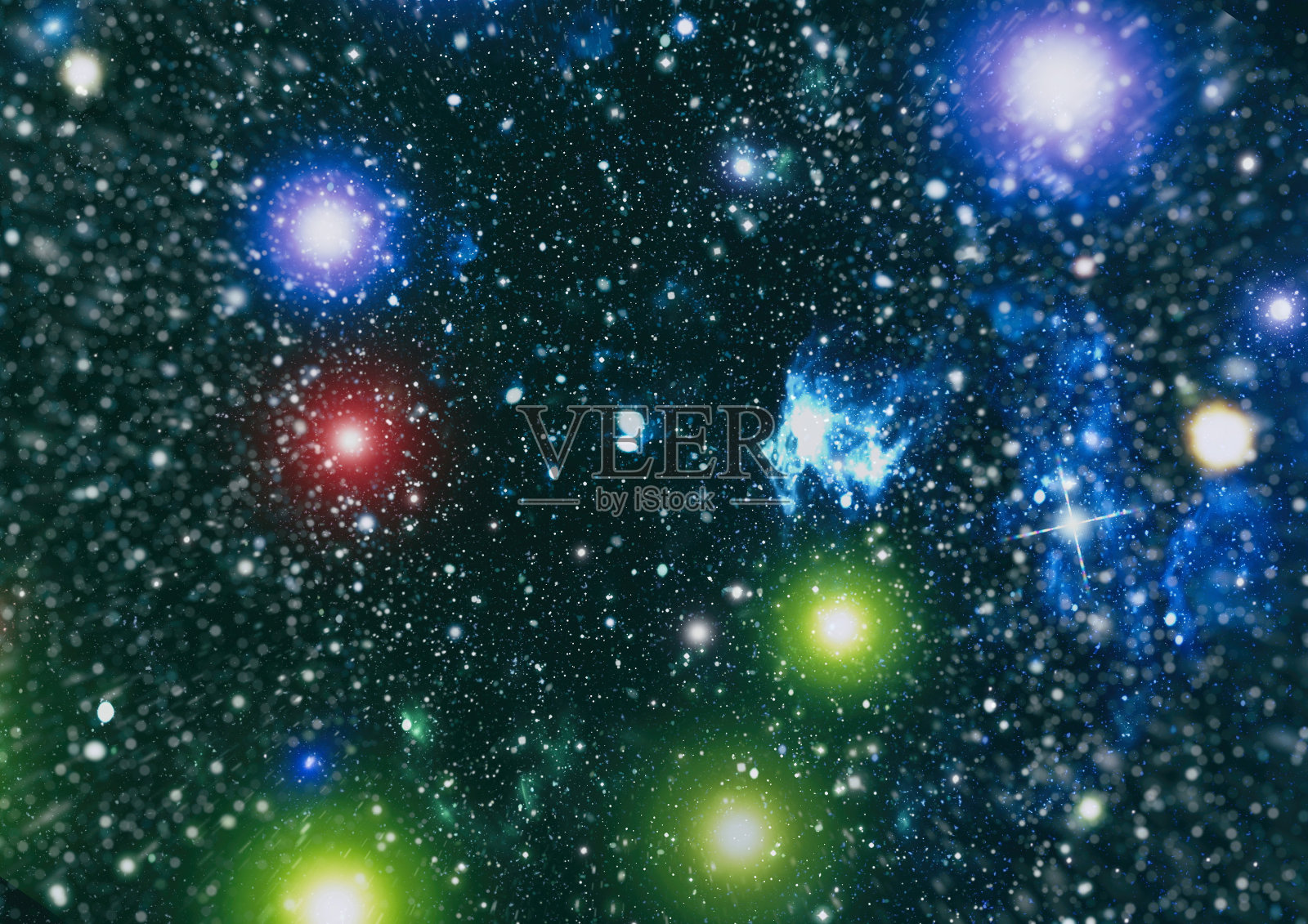 高清晰度星场背景。星空背景纹理。彩色星空外太空背景照片摄影图片