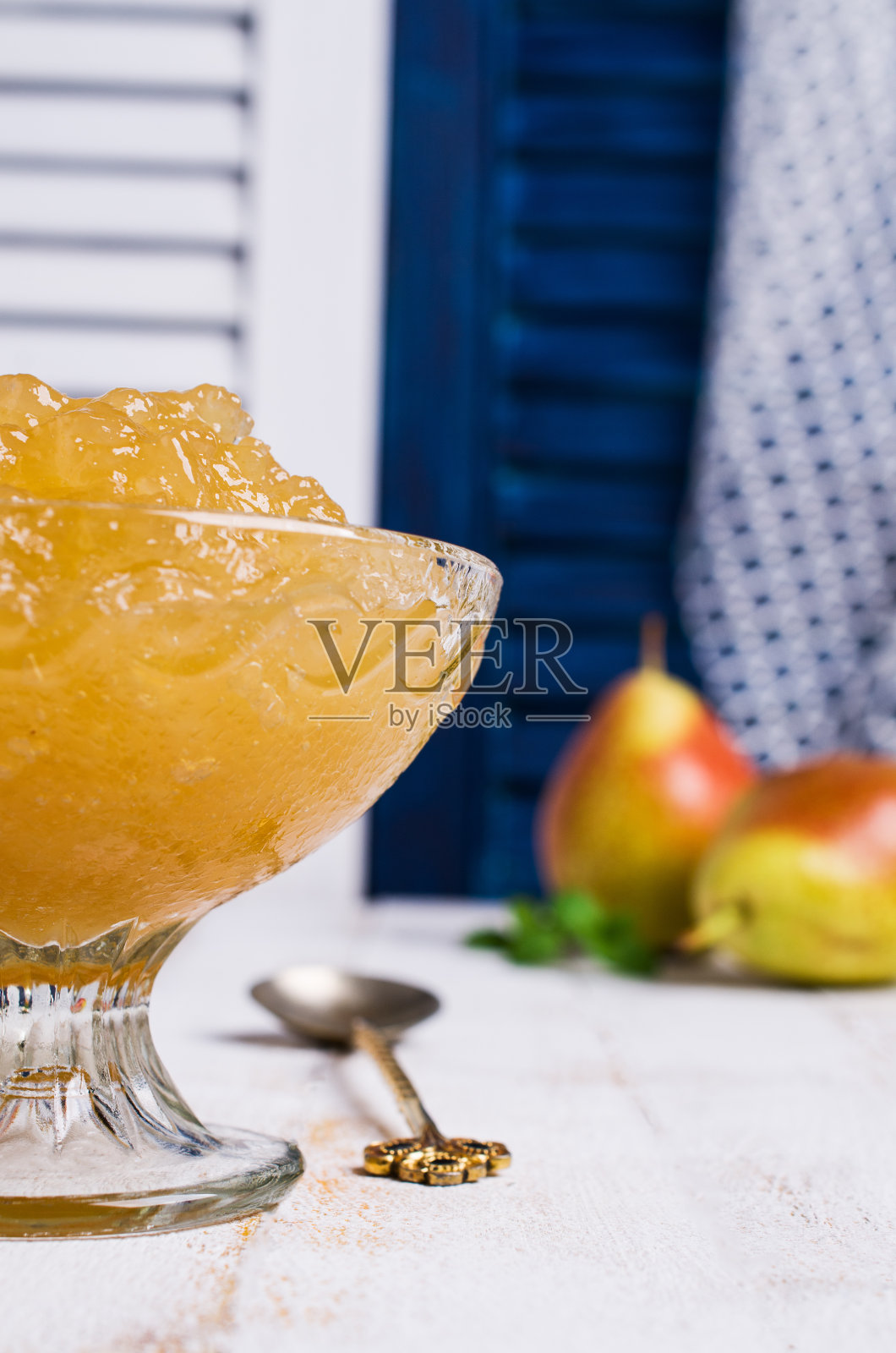 从梨果酱照片摄影图片