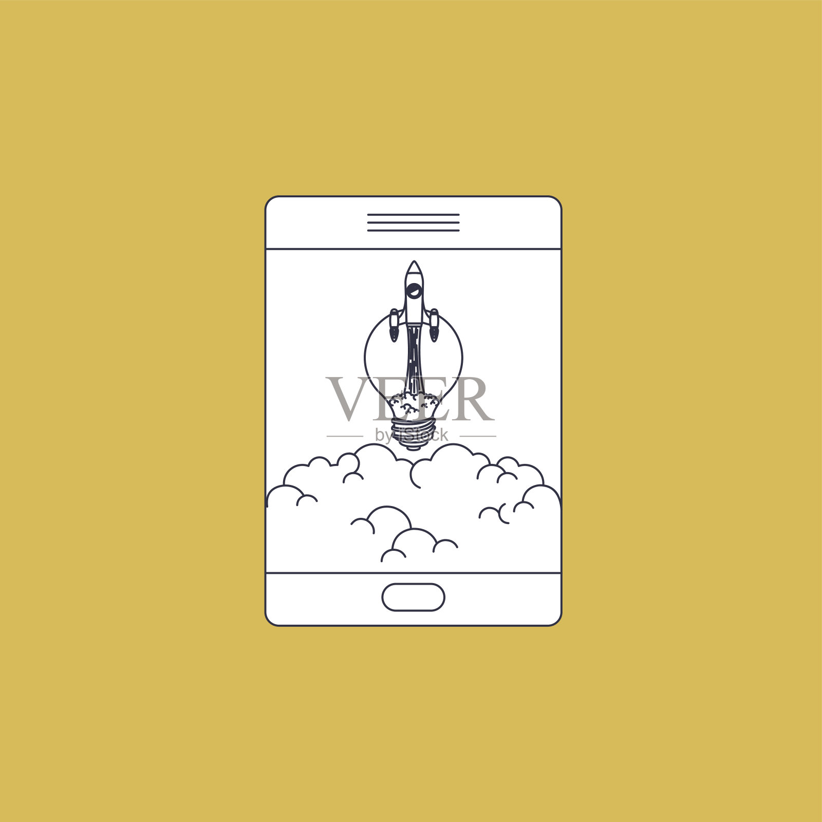 启动业务设计插画图片素材