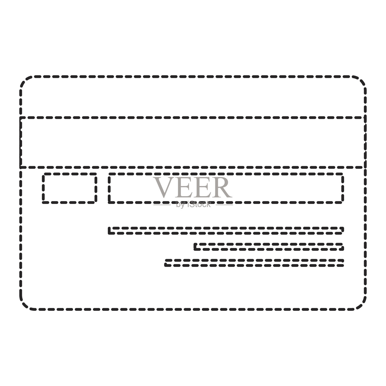 信用卡隔离图标插画图片素材