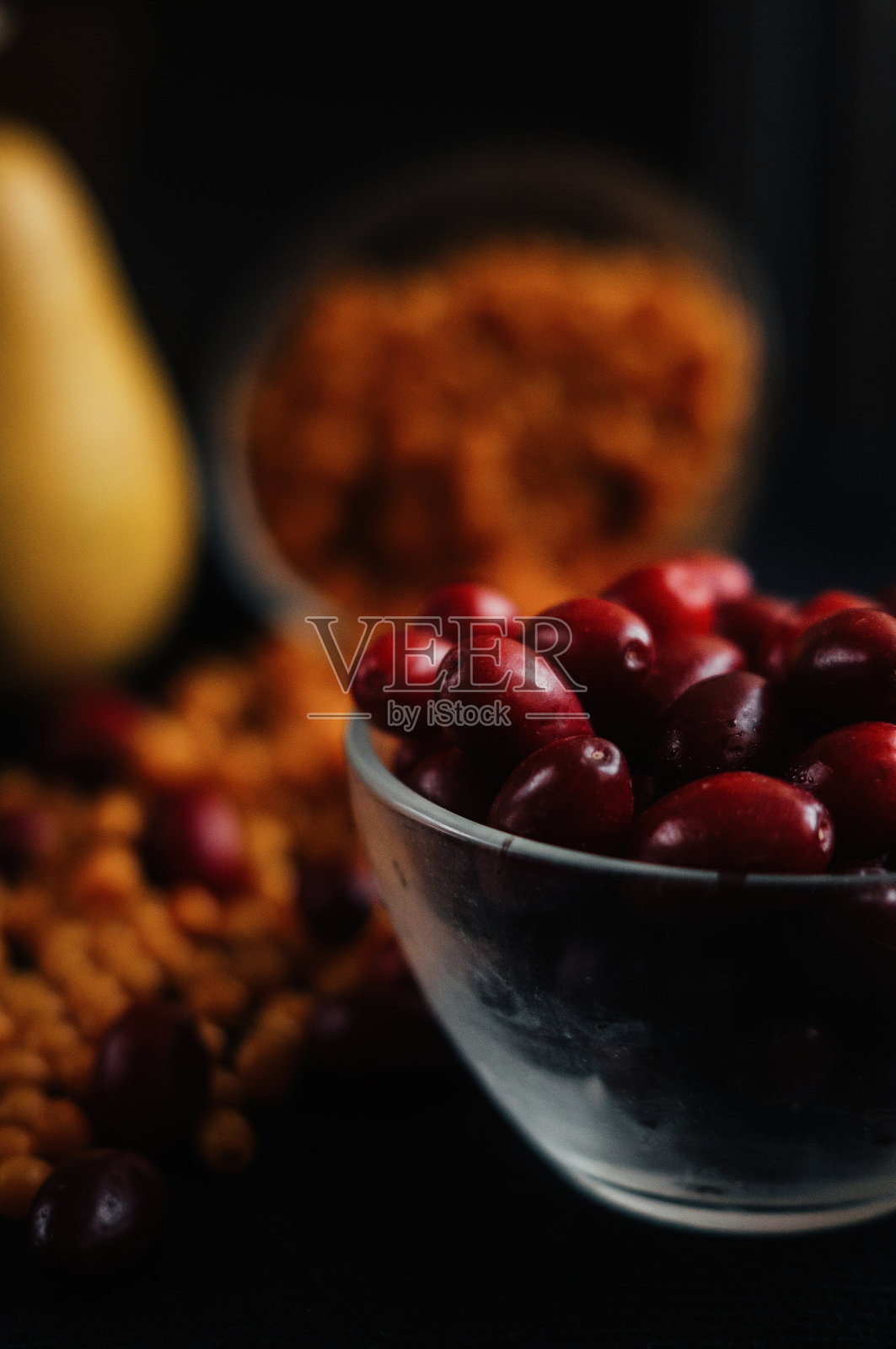 五彩缤纷的秋日美食背景照片摄影图片