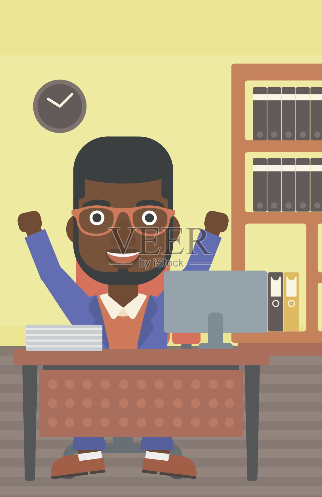 成功商人矢量图插画图片素材