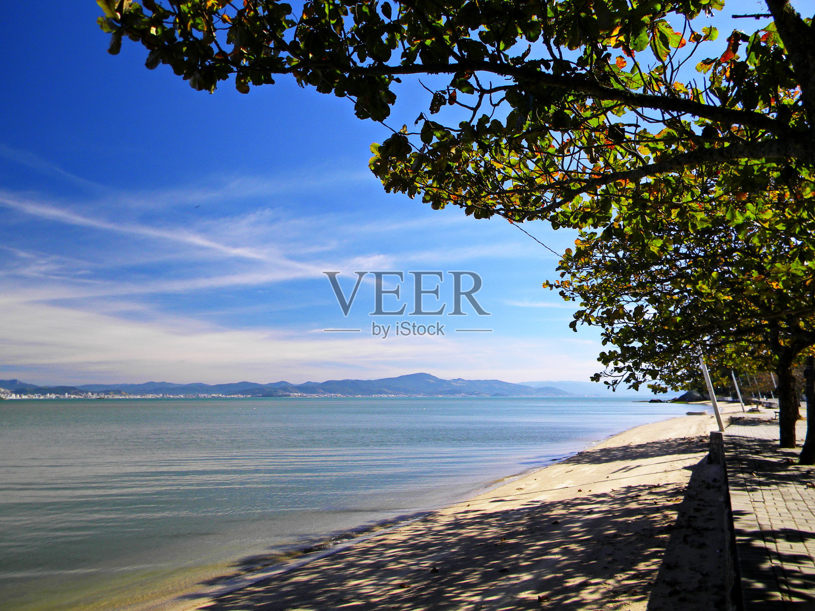 夏日沙滩照片摄影图片