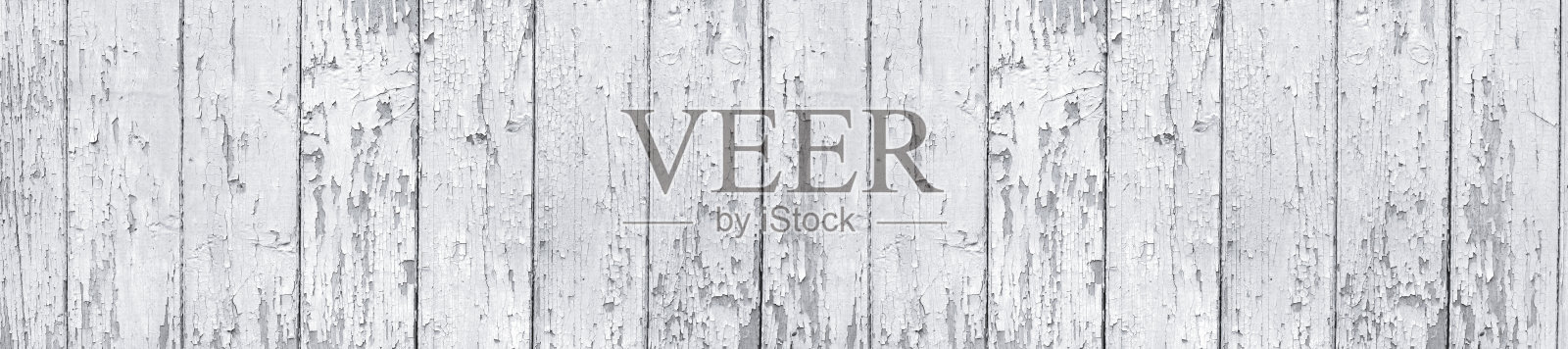 头旧木板涂白木纹照片摄影图片