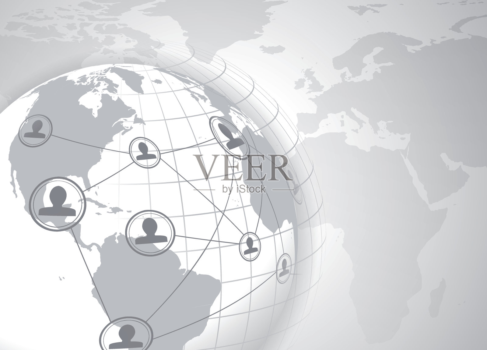 摘要全球背景插画图片素材