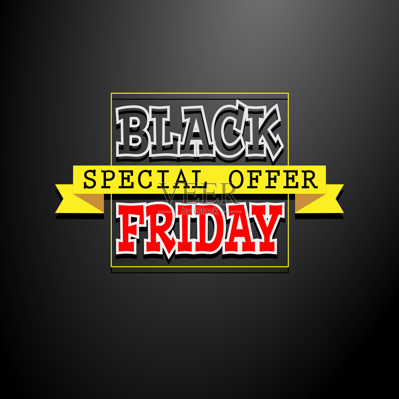 黑色星期五设计元素图片
