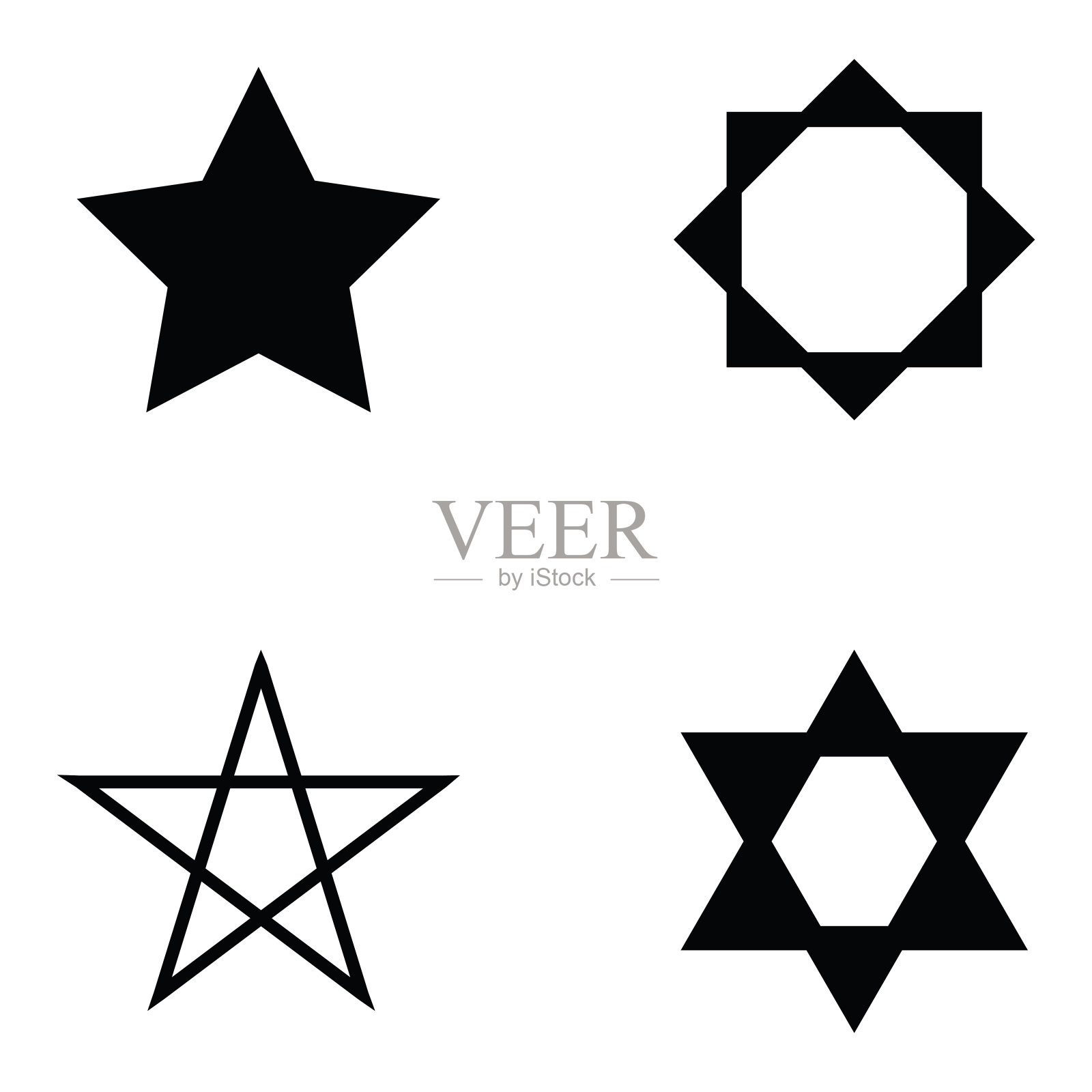 星图标设置插画图片素材