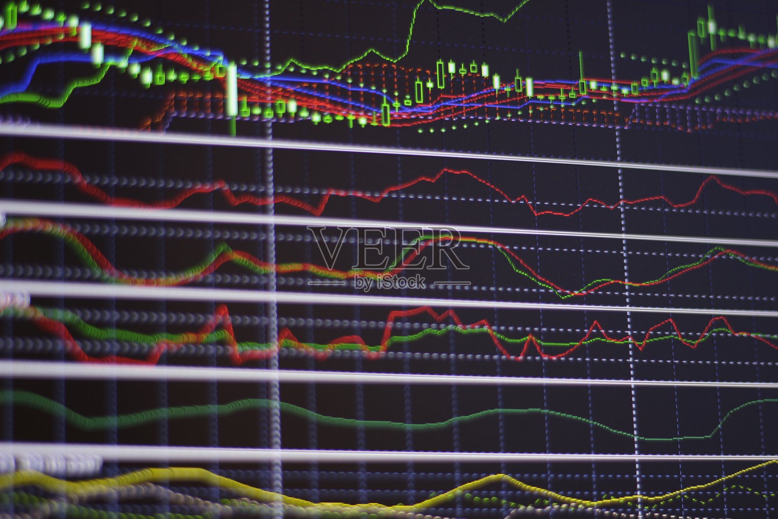 烛台曲线图照片摄影图片