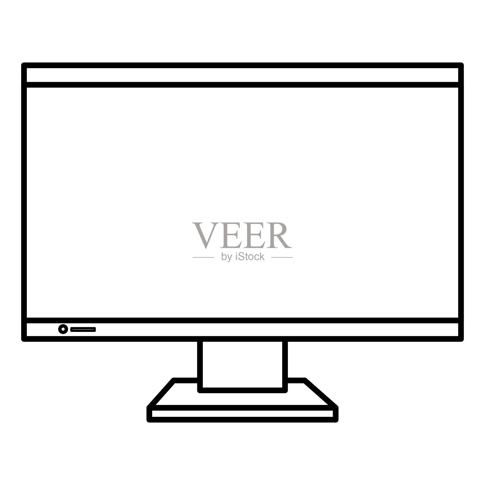 计算机显示隔离图标图标素材