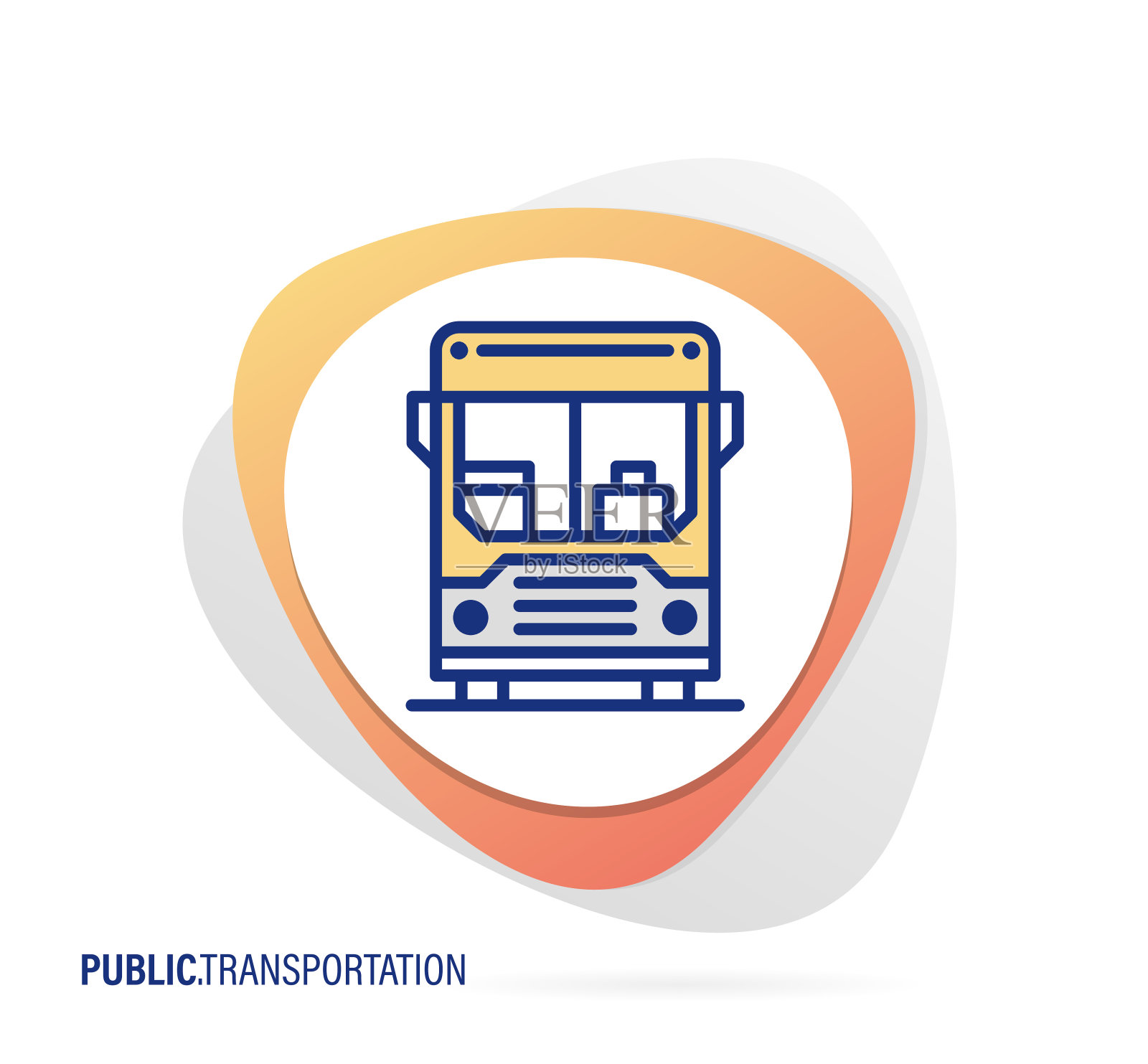 公共交通工具图标插画图片素材