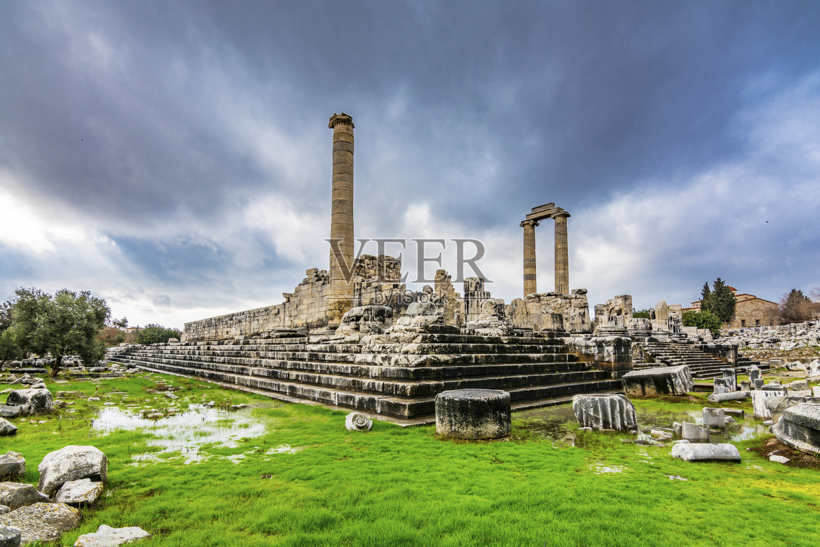 土耳其的迪迪马古城照片摄影图片