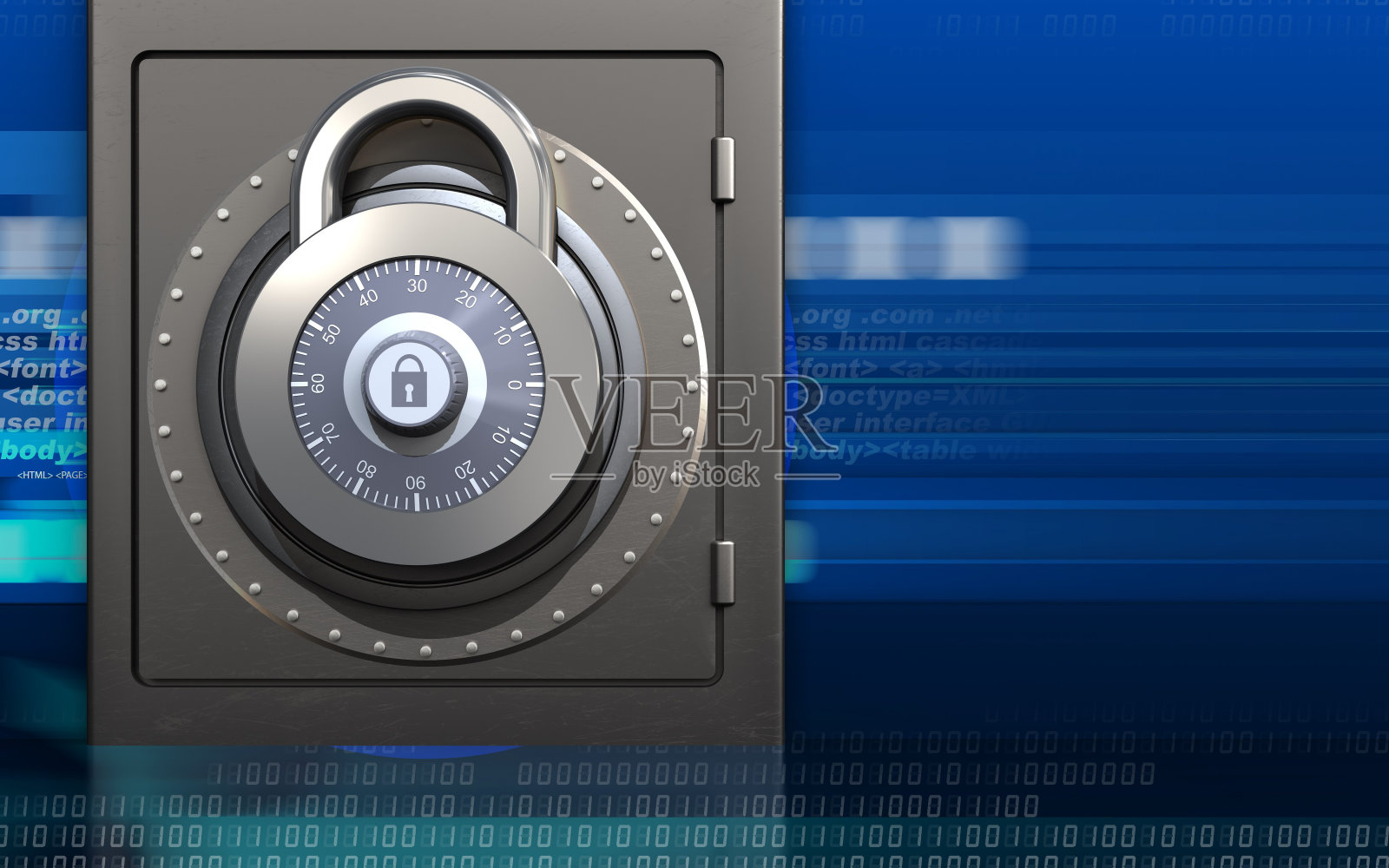 3d金属保险柜照片摄影图片