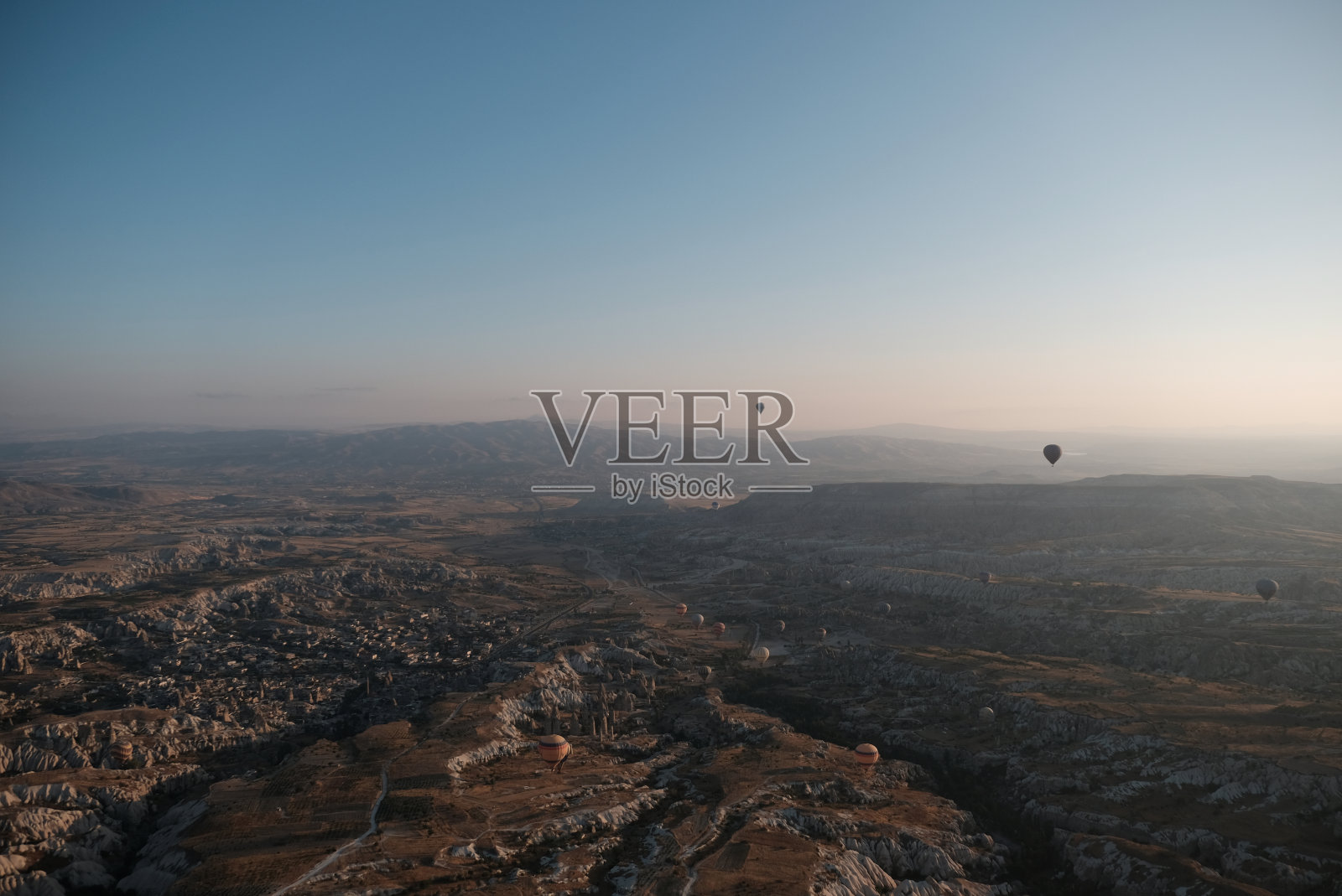 在卡帕多西亚日出照片摄影图片