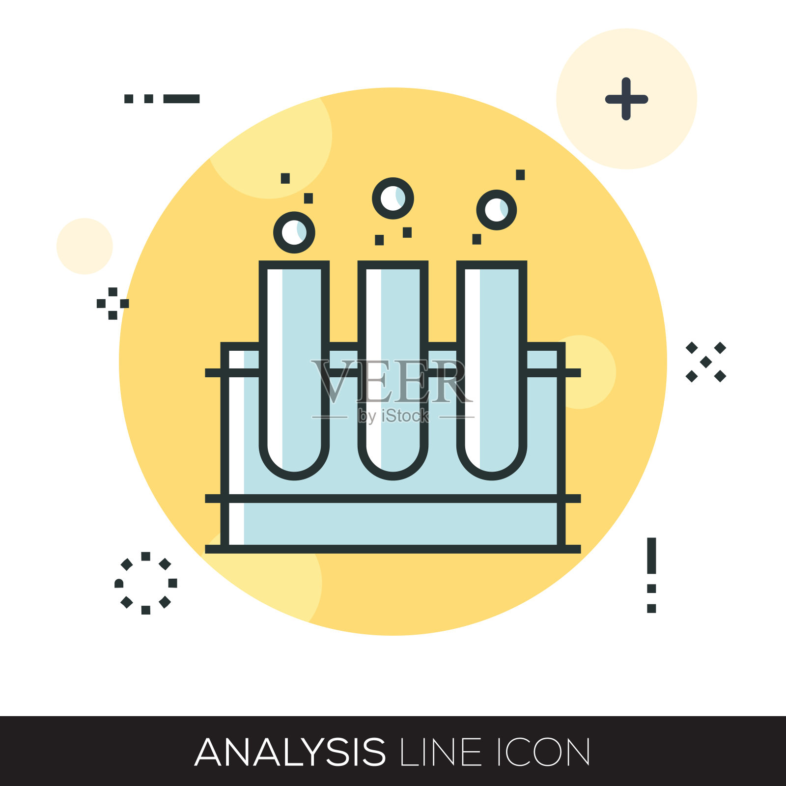 分析线图标插画图片素材