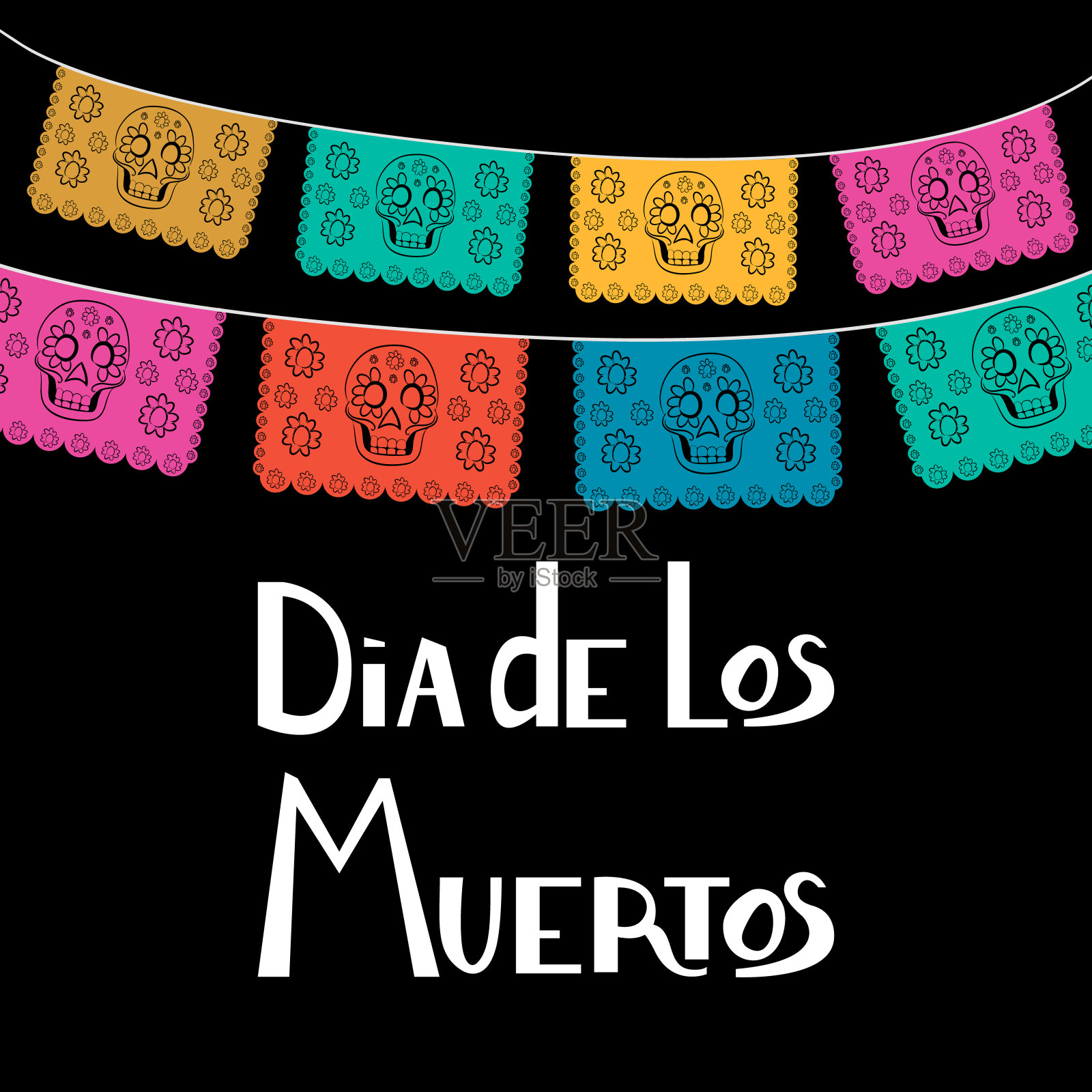 墨西哥的忌日设计模板素材