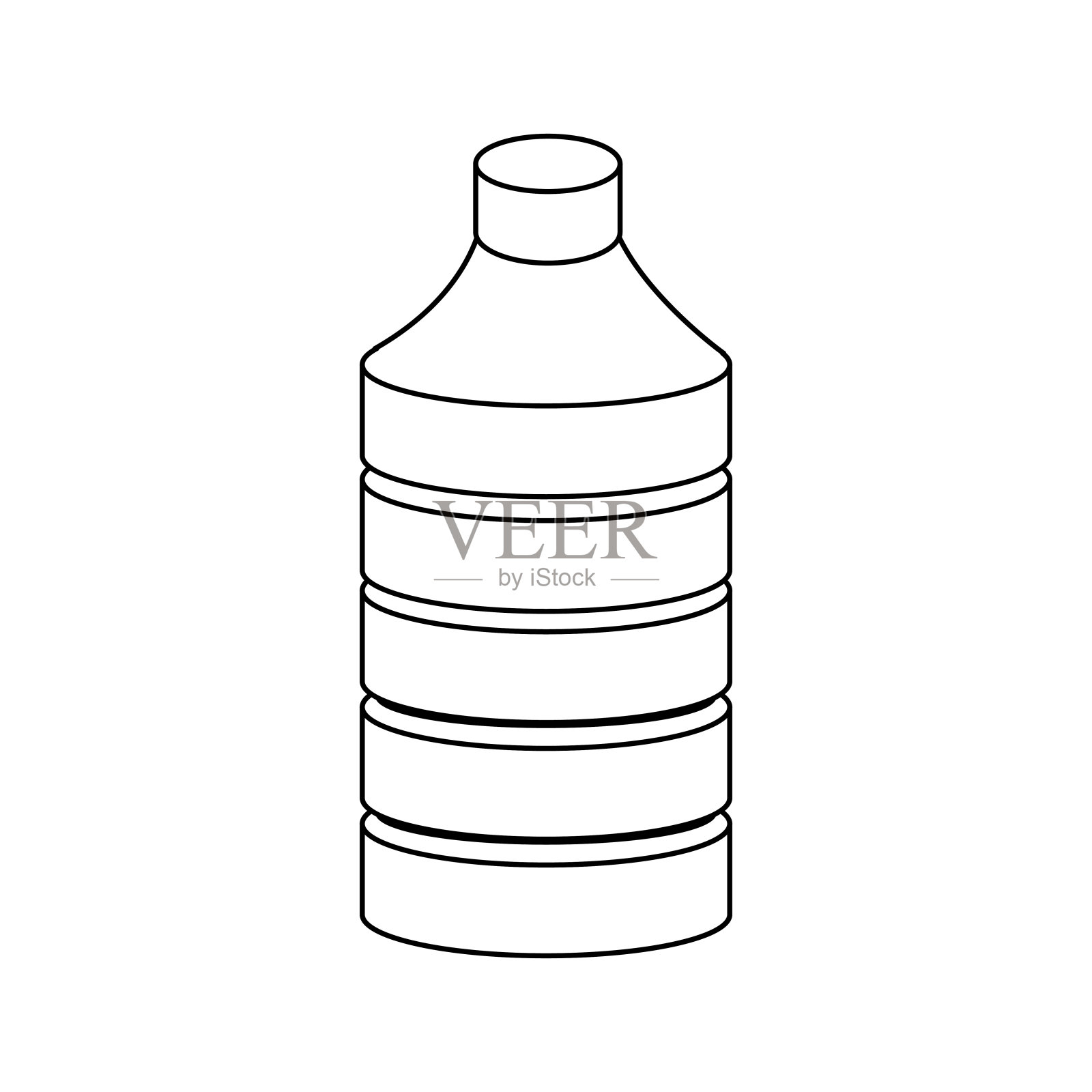 水瓶图标插画图片素材