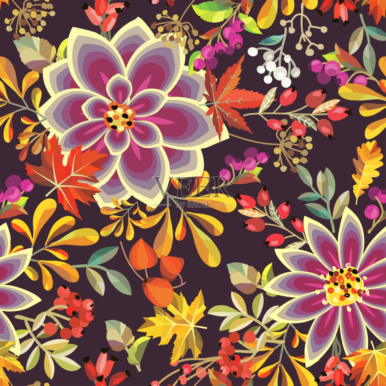 无缝的背景插画图片素材