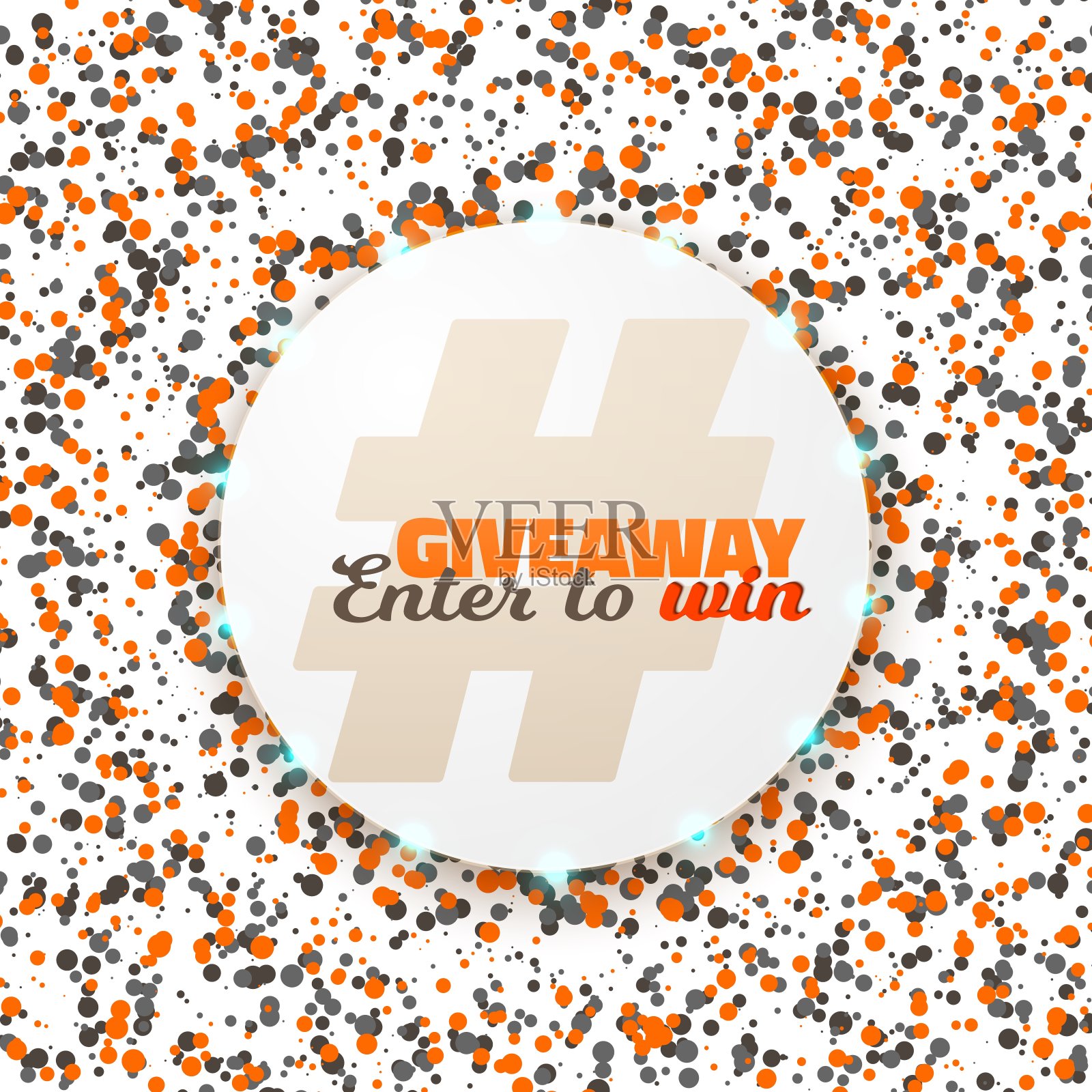 矢量按钮免费社交媒体推广插画图片素材