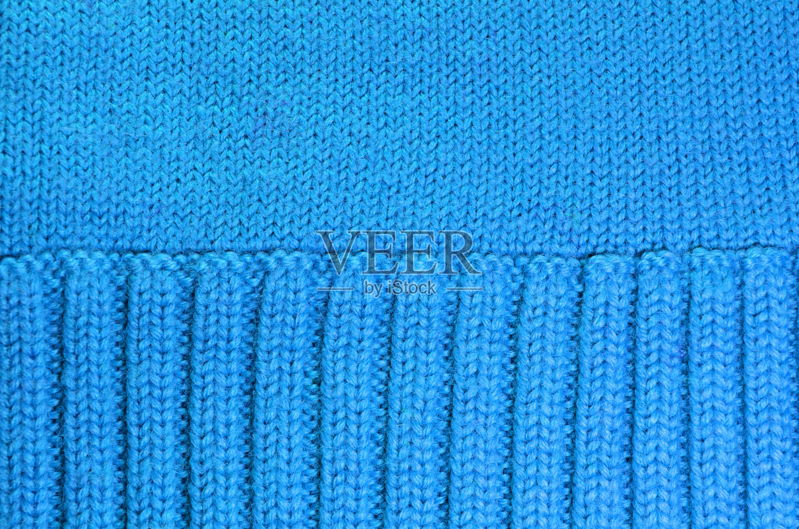 蓝色毛织底纹照片摄影图片