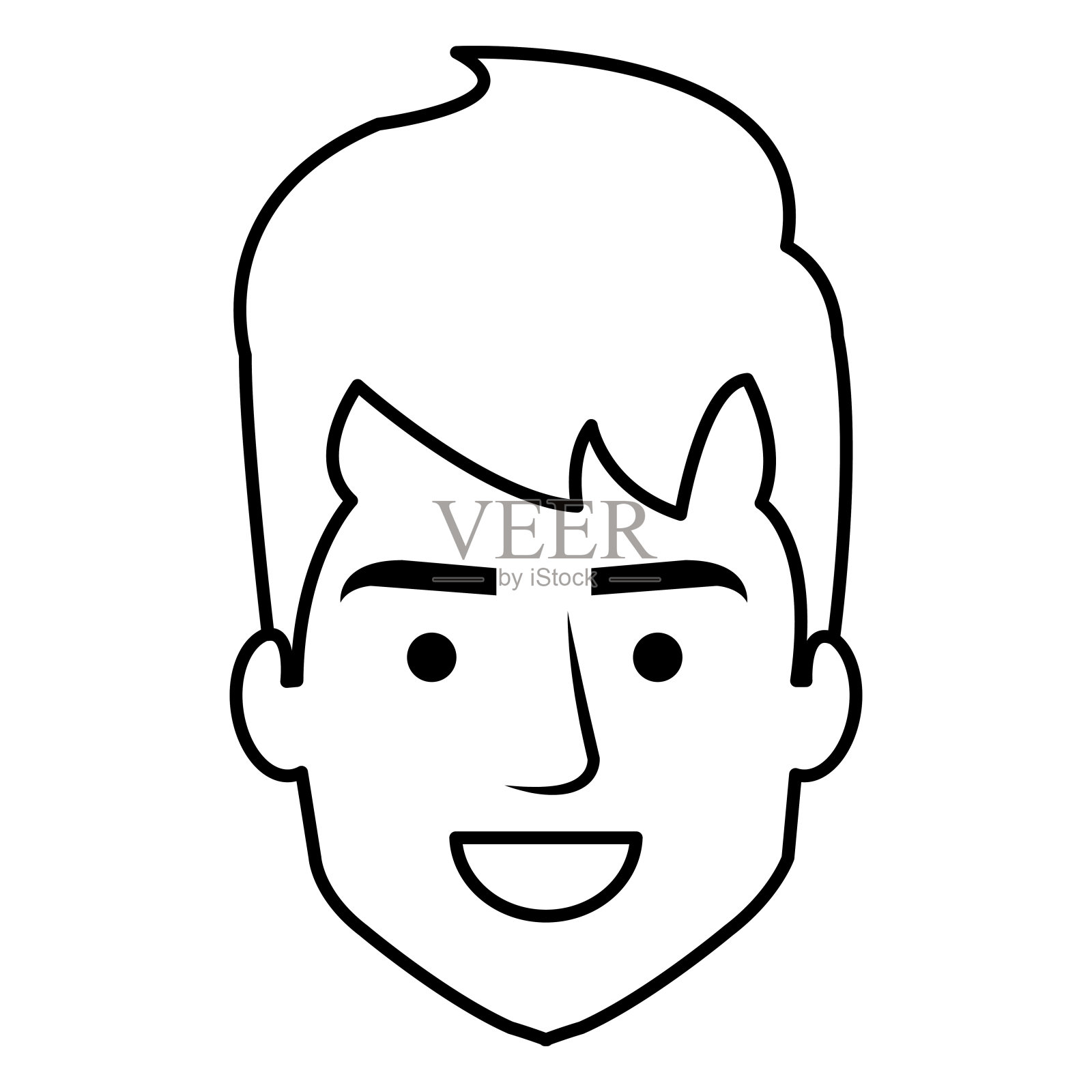 年轻人头像人物设计元素图片