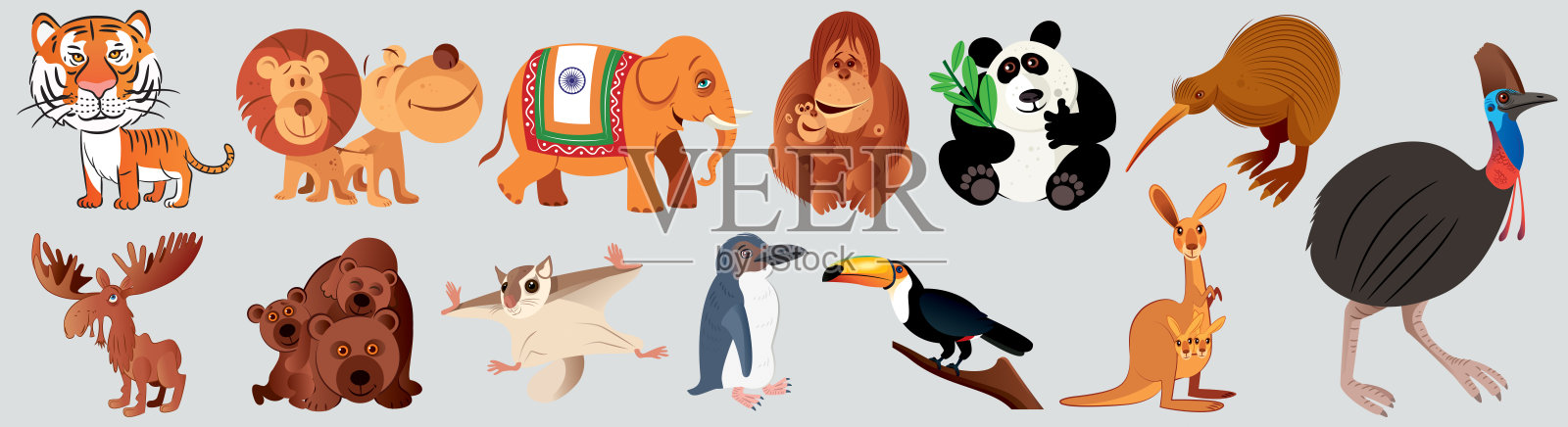 动物插画图片素材