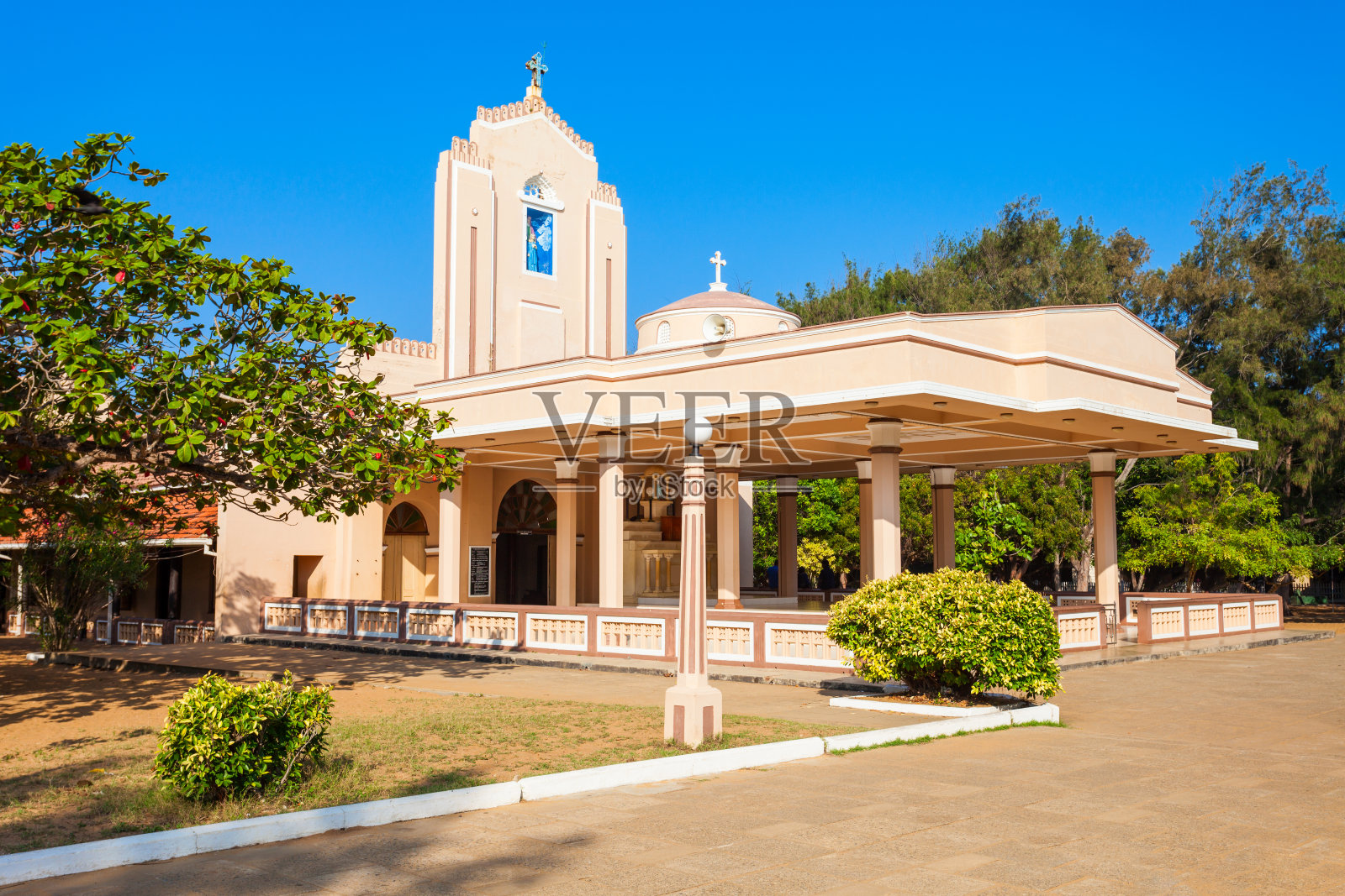 圣安妮教堂，斯里兰卡照片摄影图片